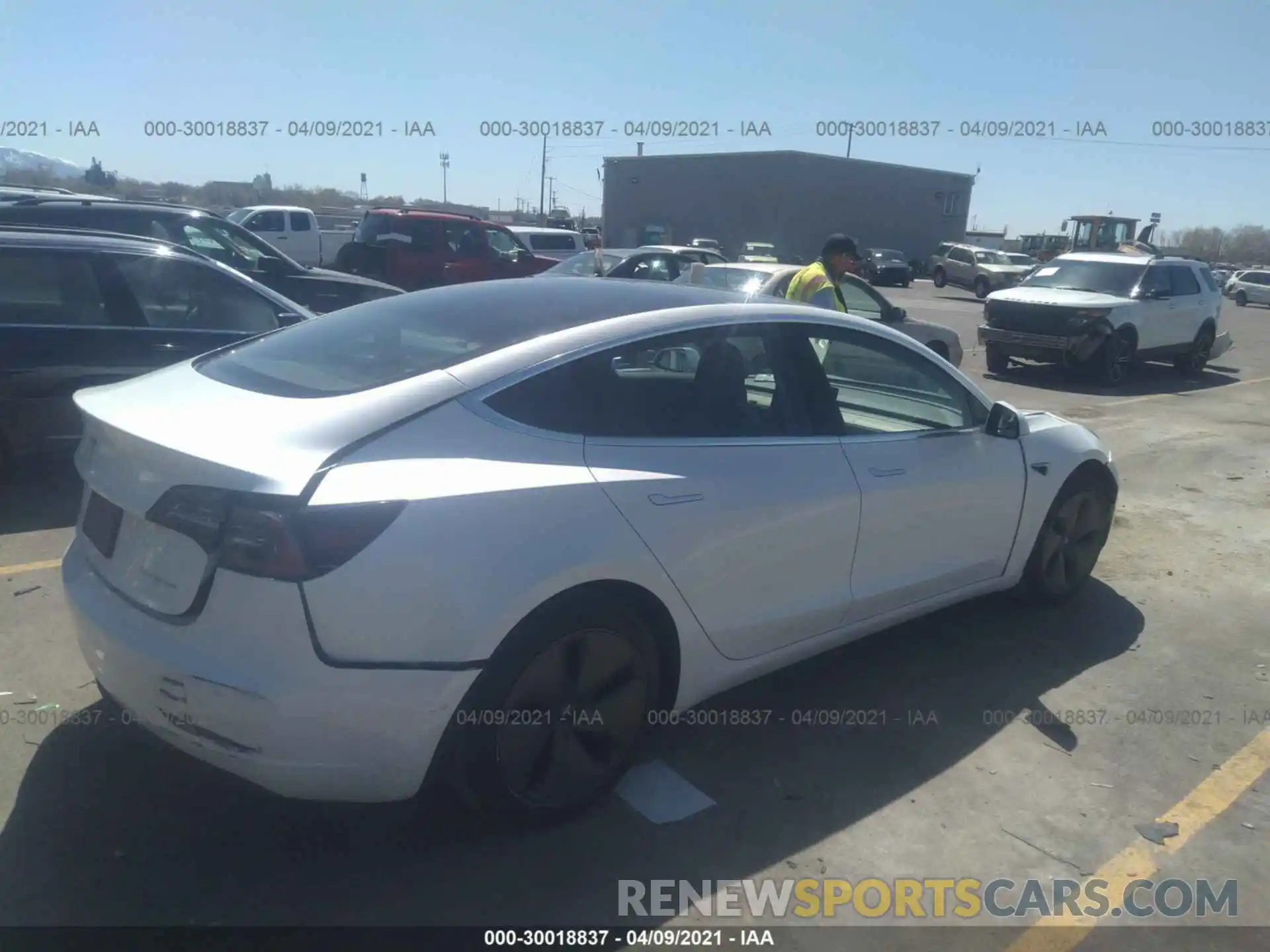 4 Photograph of a damaged car 5YJ3E1EB1KF494159 TESLA MODEL 3 2019