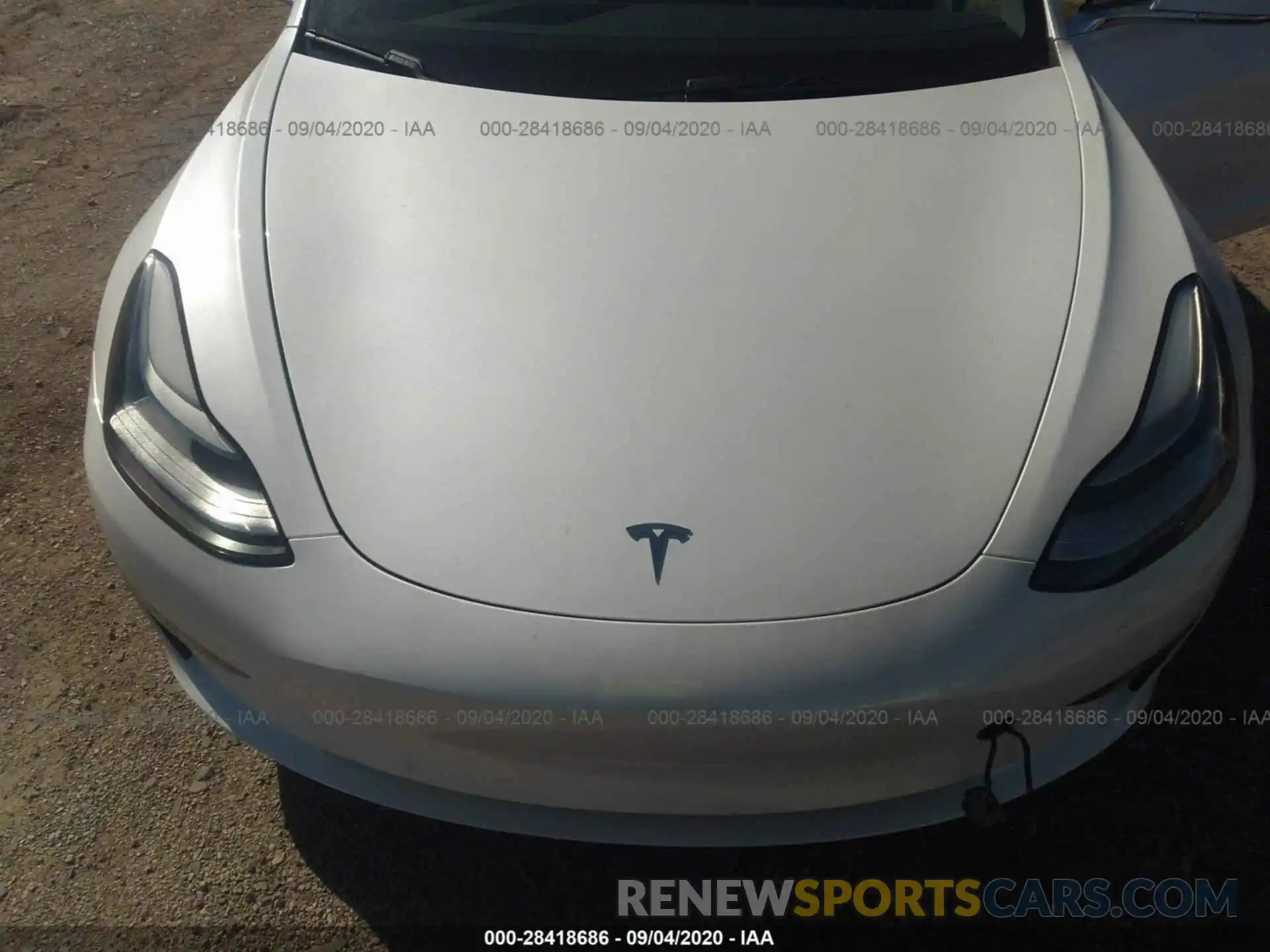 10 Photograph of a damaged car 5YJ3E1EB1KF494548 TESLA MODEL 3 2019