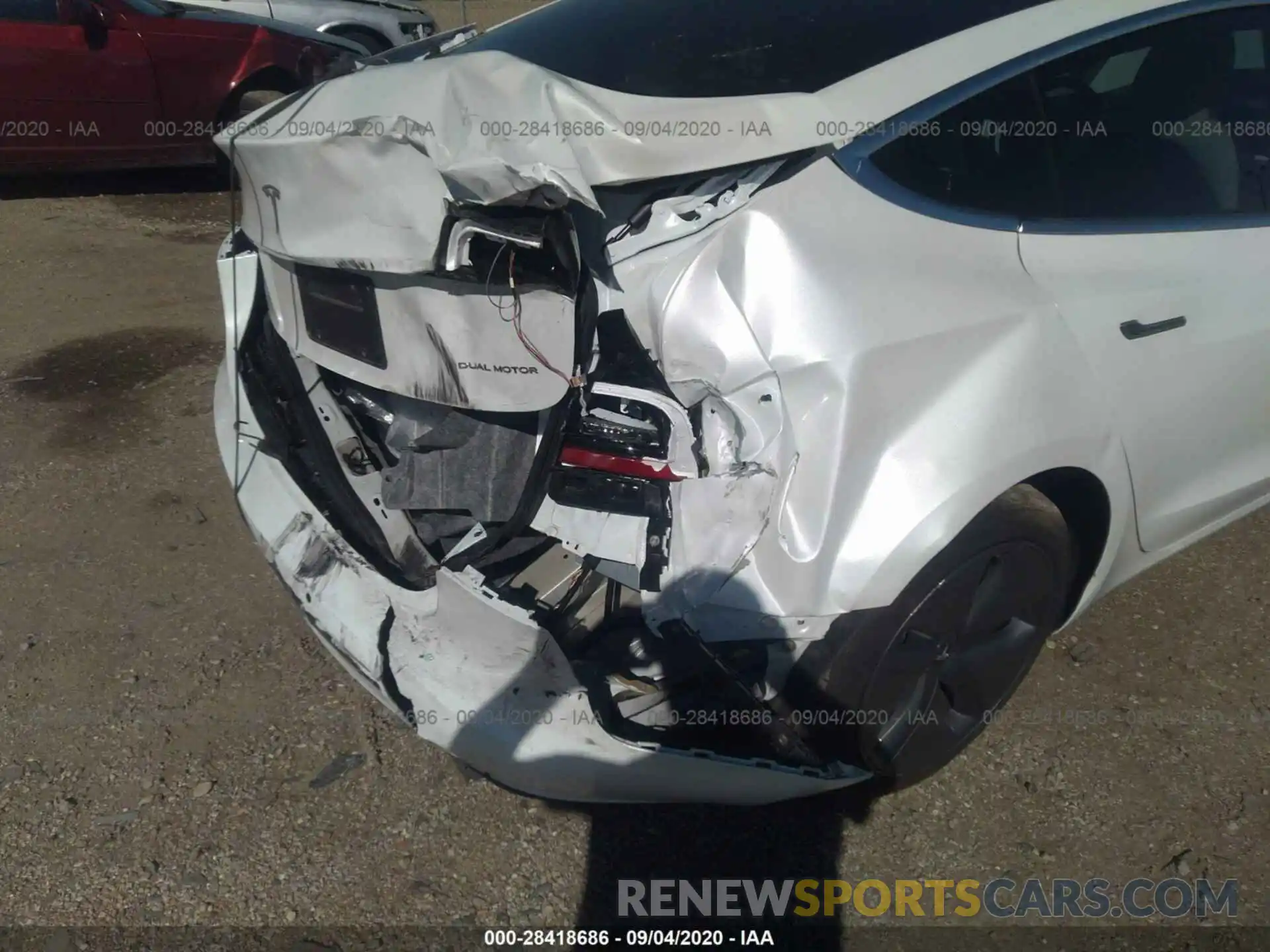 6 Photograph of a damaged car 5YJ3E1EB1KF494548 TESLA MODEL 3 2019