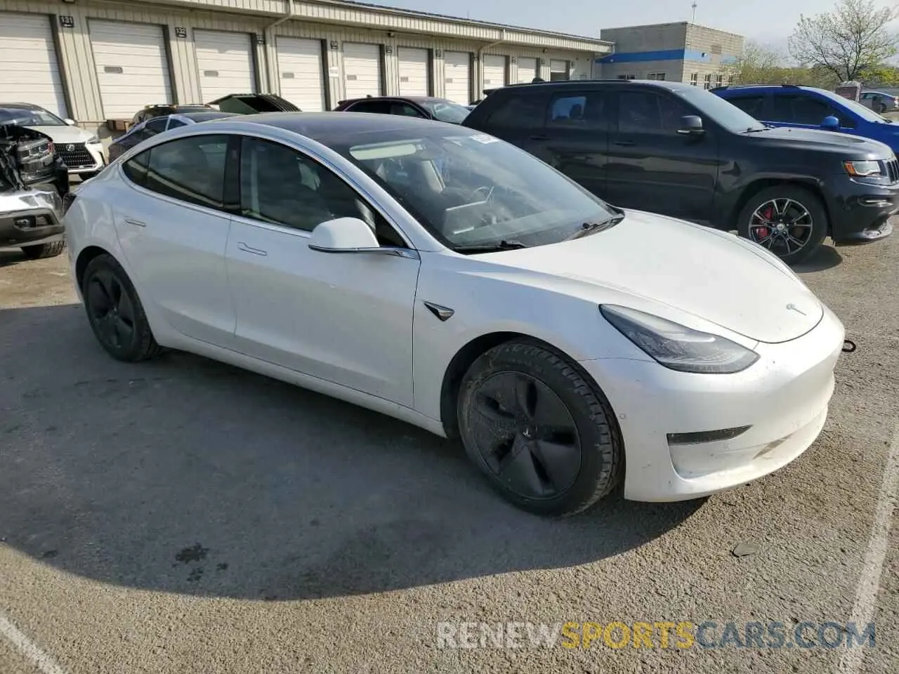 4 Photograph of a damaged car 5YJ3E1EB1KF510554 TESLA MODEL 3 2019
