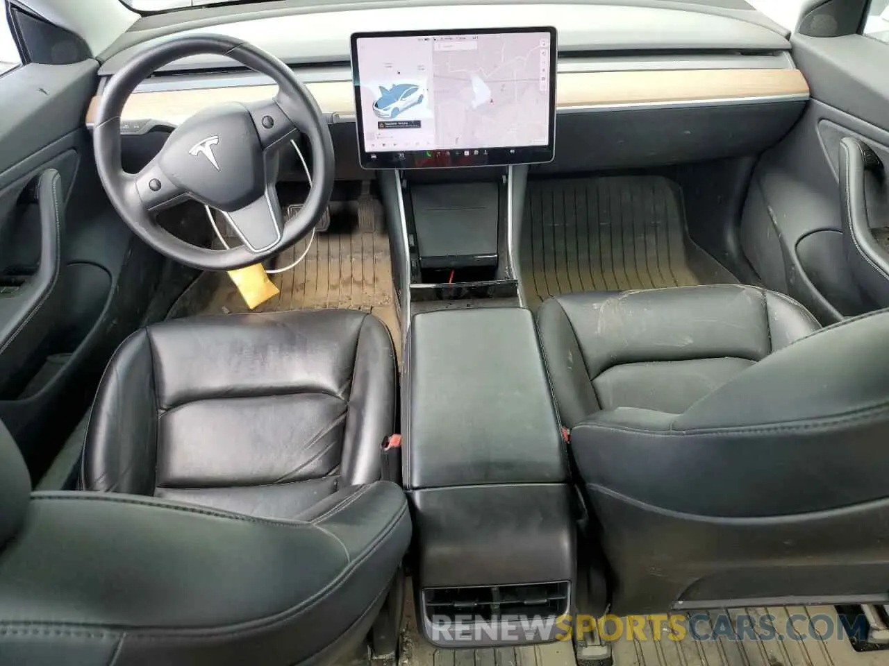 8 Photograph of a damaged car 5YJ3E1EB1KF510554 TESLA MODEL 3 2019