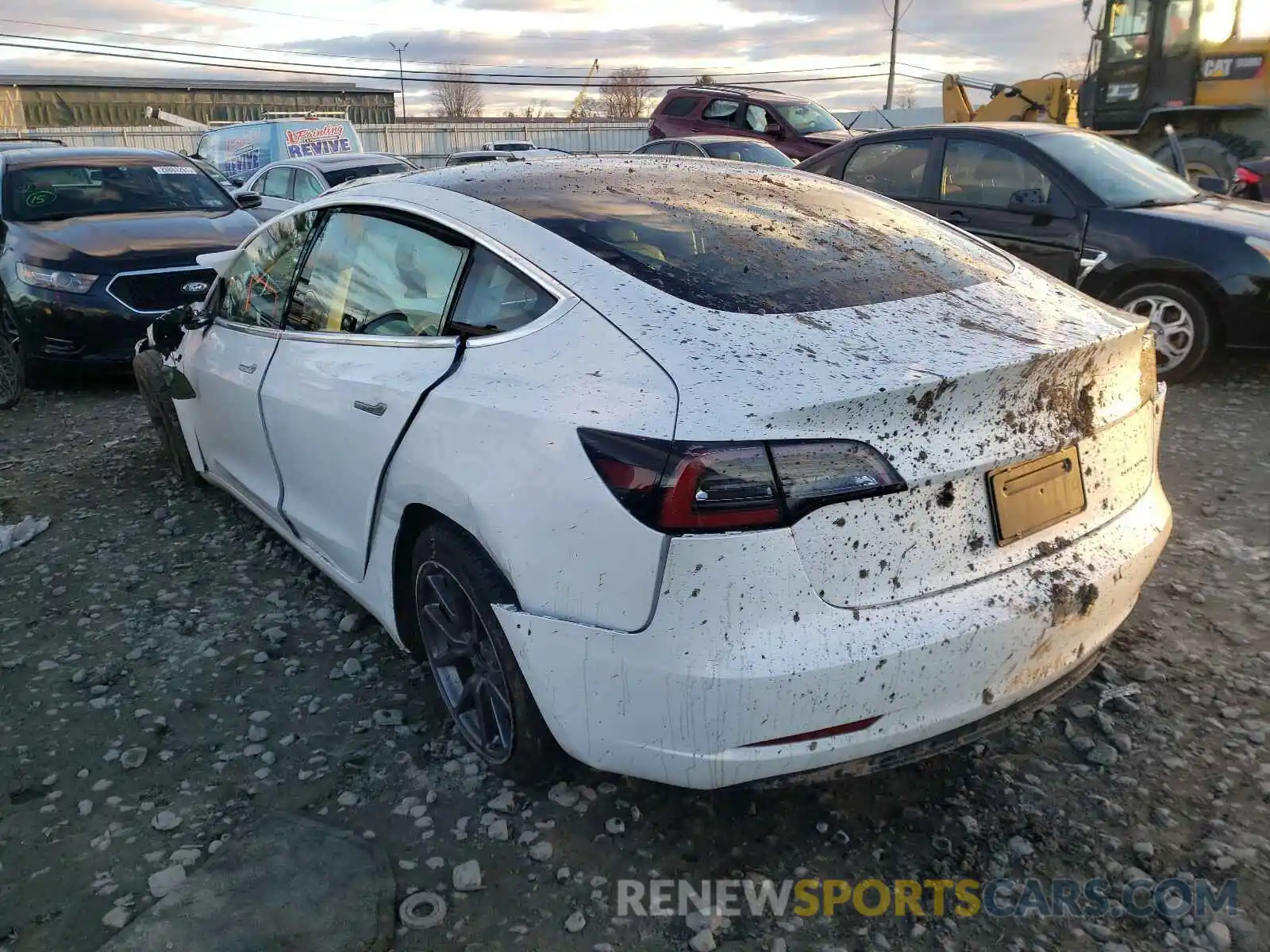 3 Photograph of a damaged car 5YJ3E1EB1KF510702 TESLA MODEL 3 2019