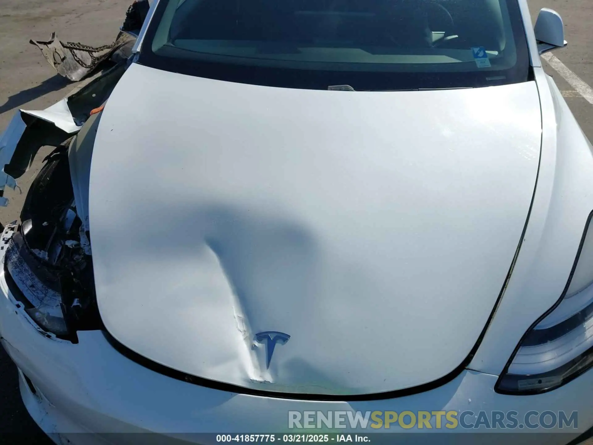 10 Photograph of a damaged car 5YJ3E1EB1KF510912 TESLA MODEL 3 2019