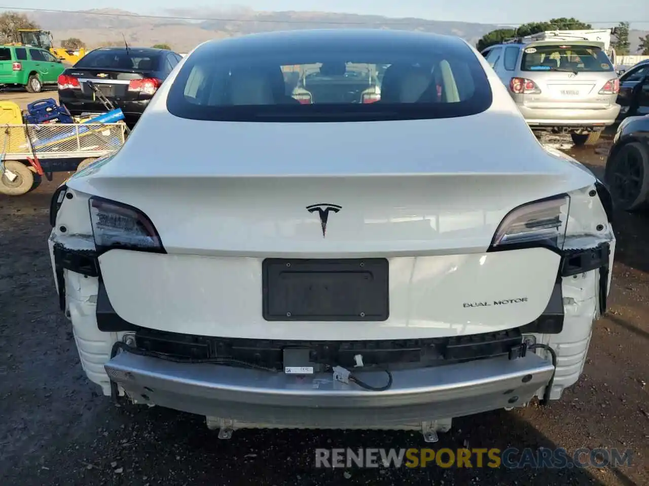 6 Photograph of a damaged car 5YJ3E1EB1KF511882 TESLA MODEL 3 2019