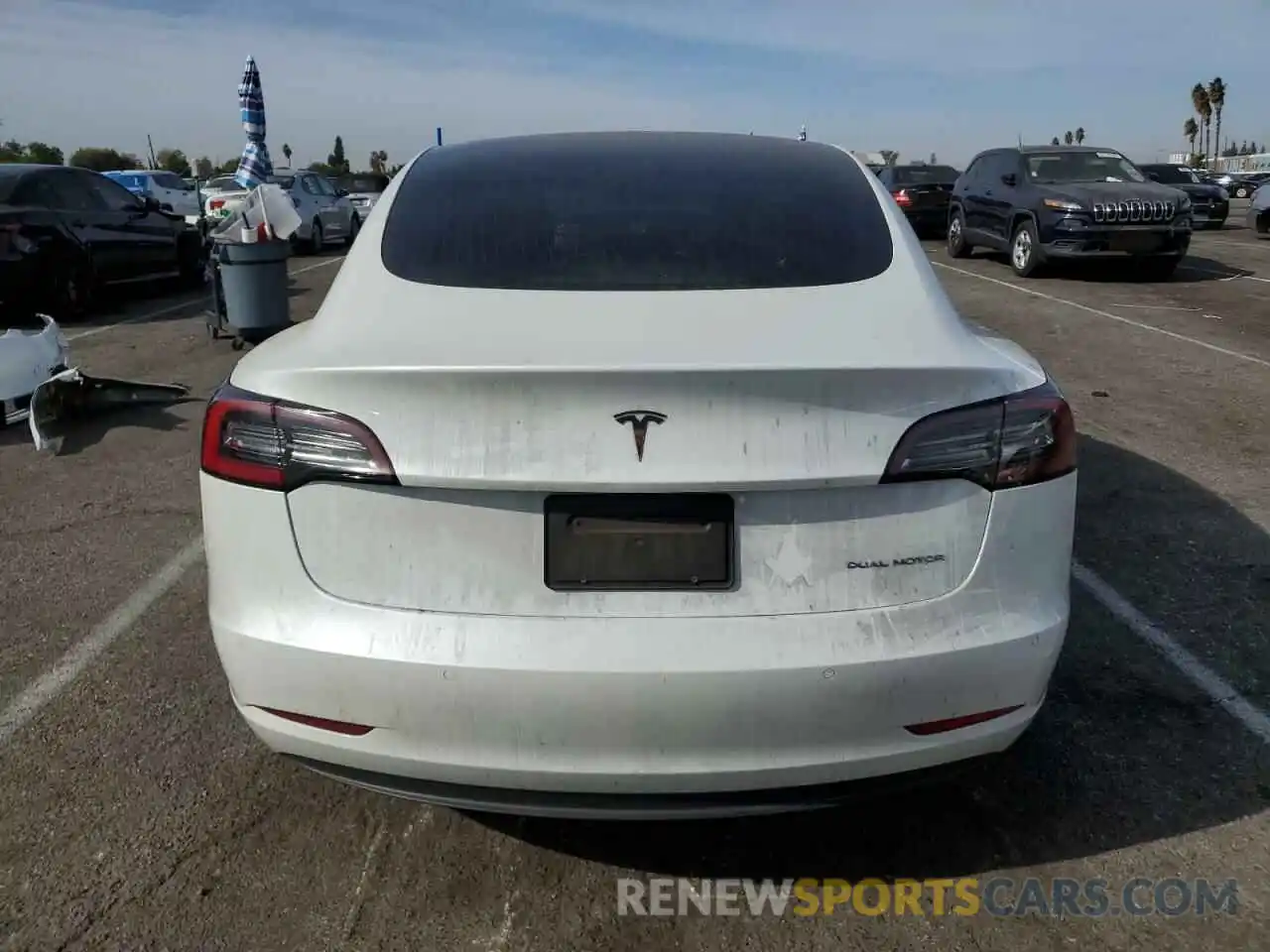 6 Photograph of a damaged car 5YJ3E1EB1KF512398 TESLA MODEL 3 2019