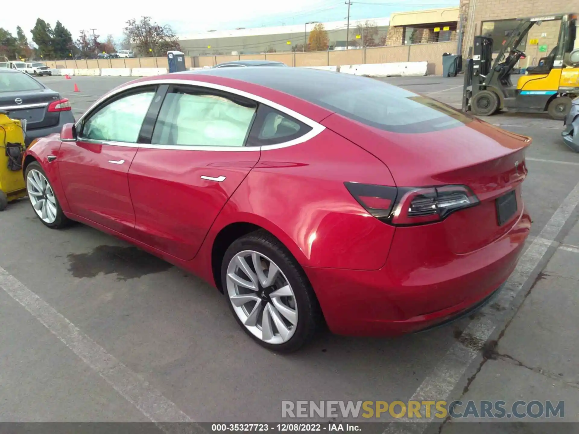 3 Photograph of a damaged car 5YJ3E1EB1KF521635 TESLA MODEL 3 2019