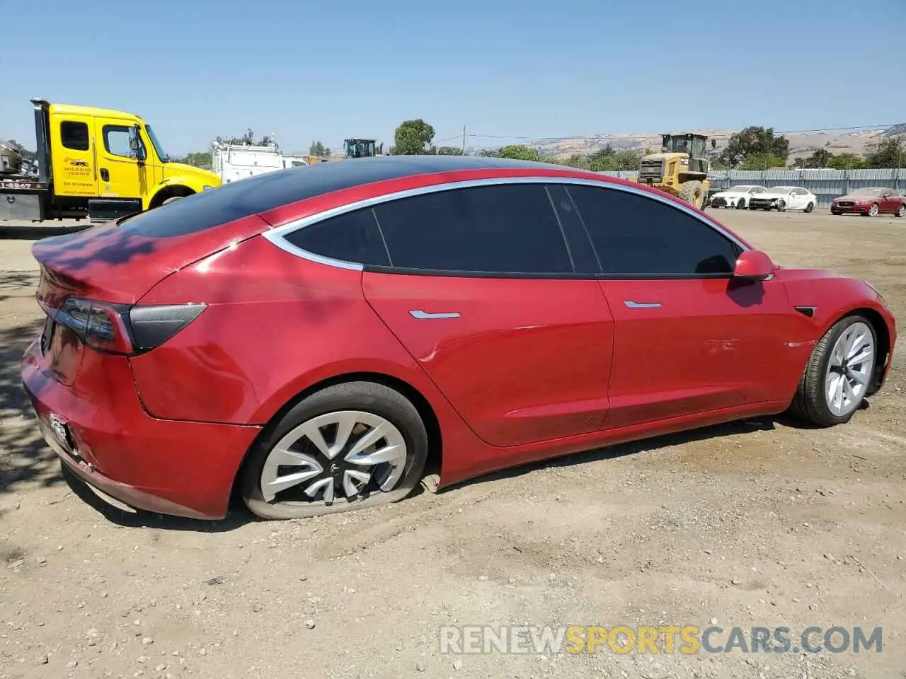 3 Photograph of a damaged car 5YJ3E1EB1KF530030 TESLA MODEL 3 2019