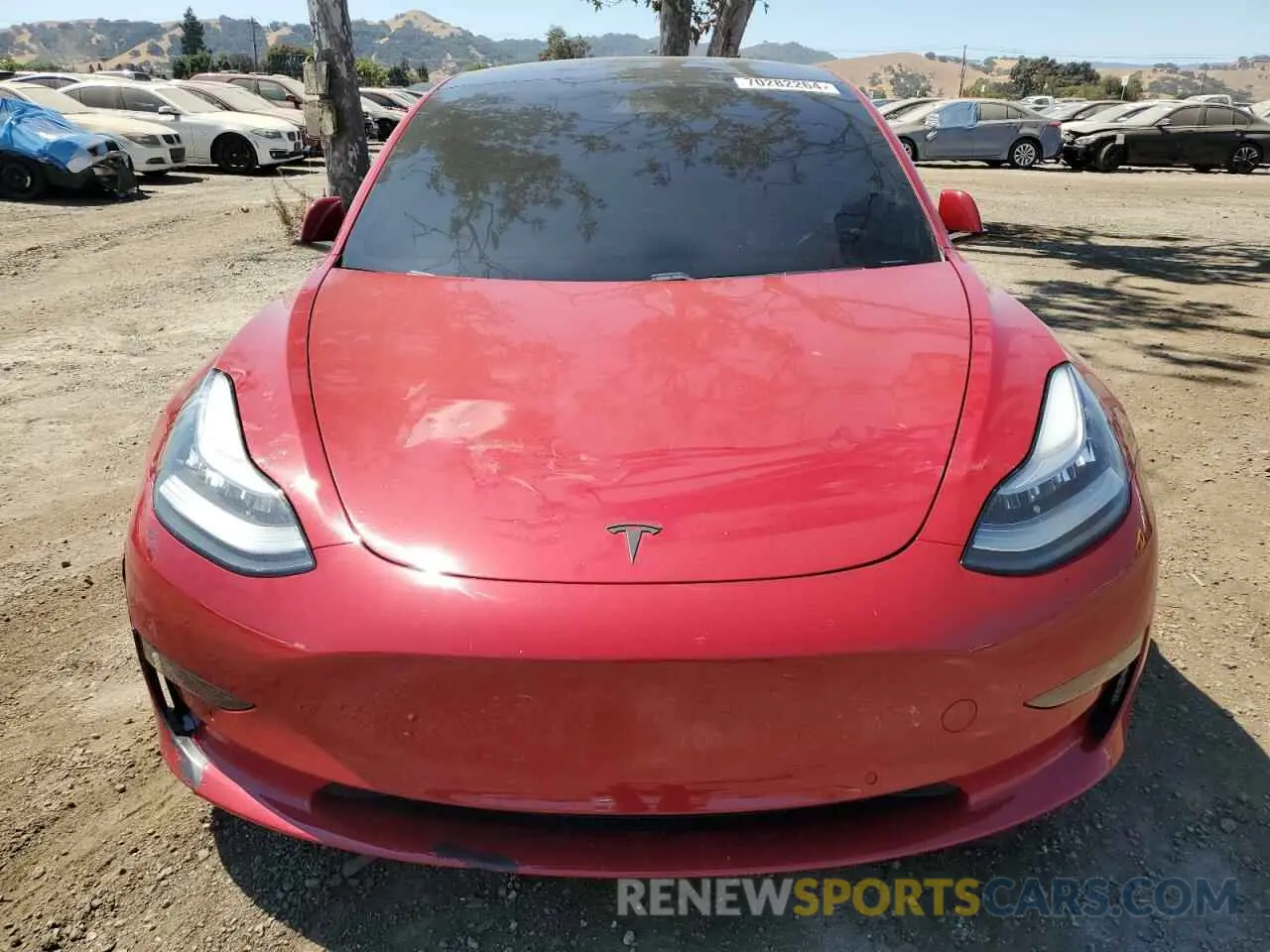 5 Photograph of a damaged car 5YJ3E1EB1KF530030 TESLA MODEL 3 2019