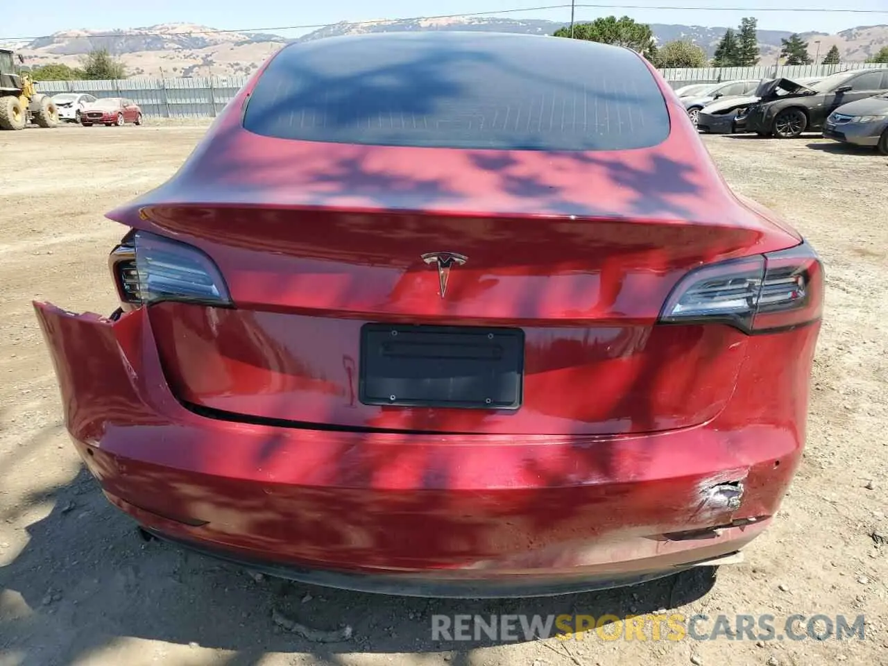 6 Photograph of a damaged car 5YJ3E1EB1KF530030 TESLA MODEL 3 2019