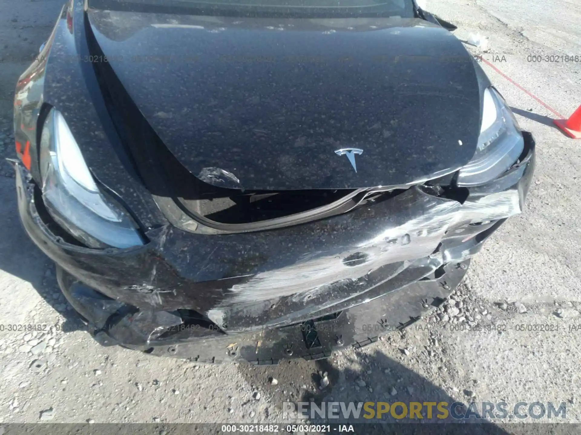 6 Photograph of a damaged car 5YJ3E1EB1KF535180 TESLA MODEL 3 2019