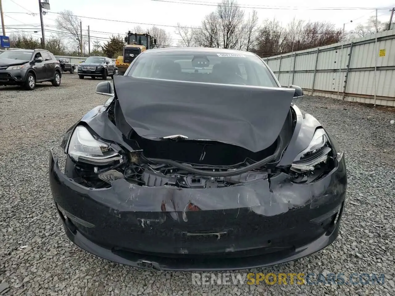 5 Photograph of a damaged car 5YJ3E1EB2KF197062 TESLA MODEL 3 2019