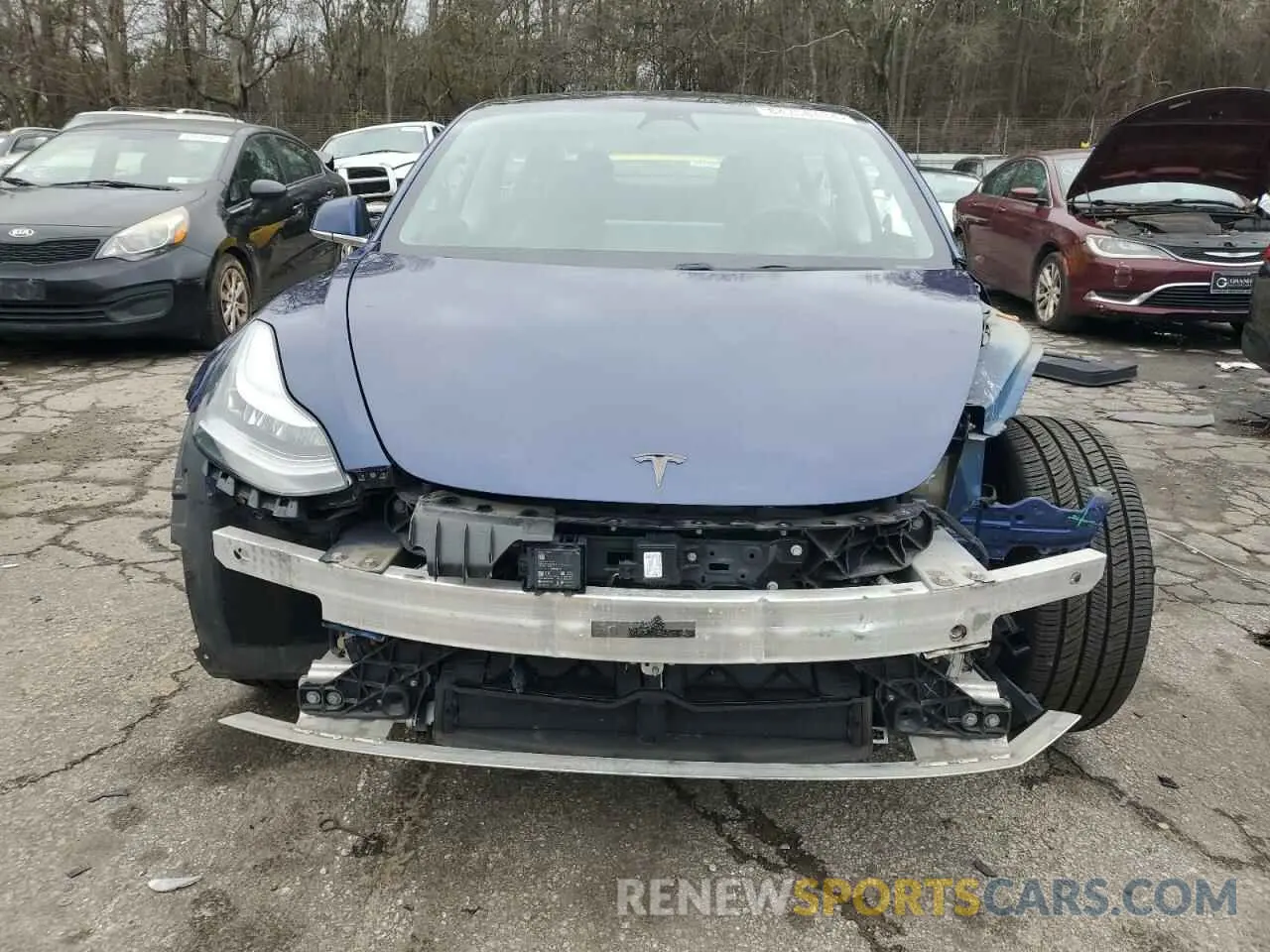 5 Photograph of a damaged car 5YJ3E1EB2KF359465 TESLA MODEL 3 2019