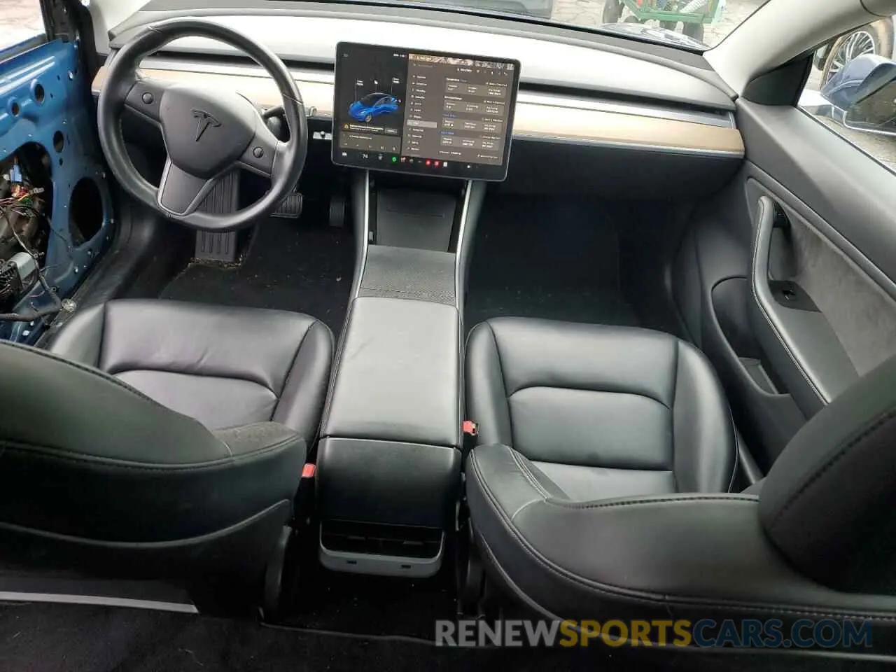 8 Photograph of a damaged car 5YJ3E1EB2KF359465 TESLA MODEL 3 2019