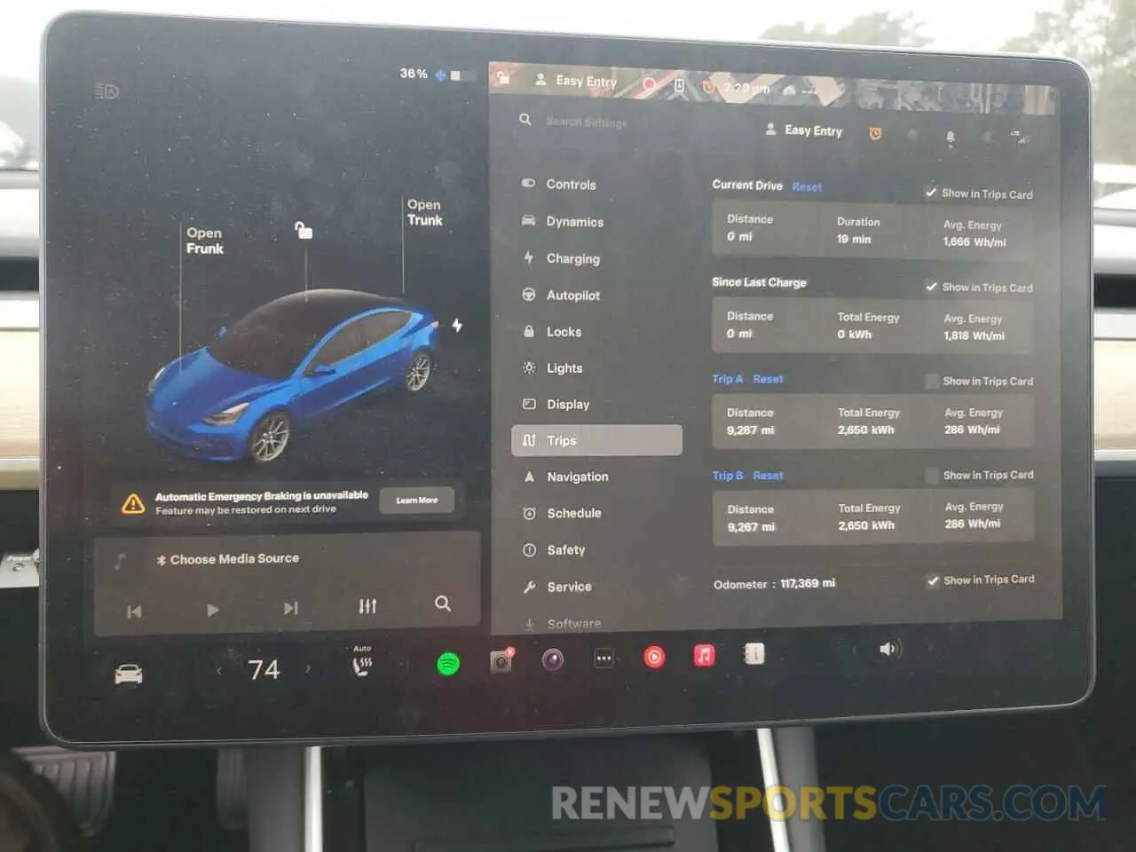 9 Photograph of a damaged car 5YJ3E1EB2KF359465 TESLA MODEL 3 2019