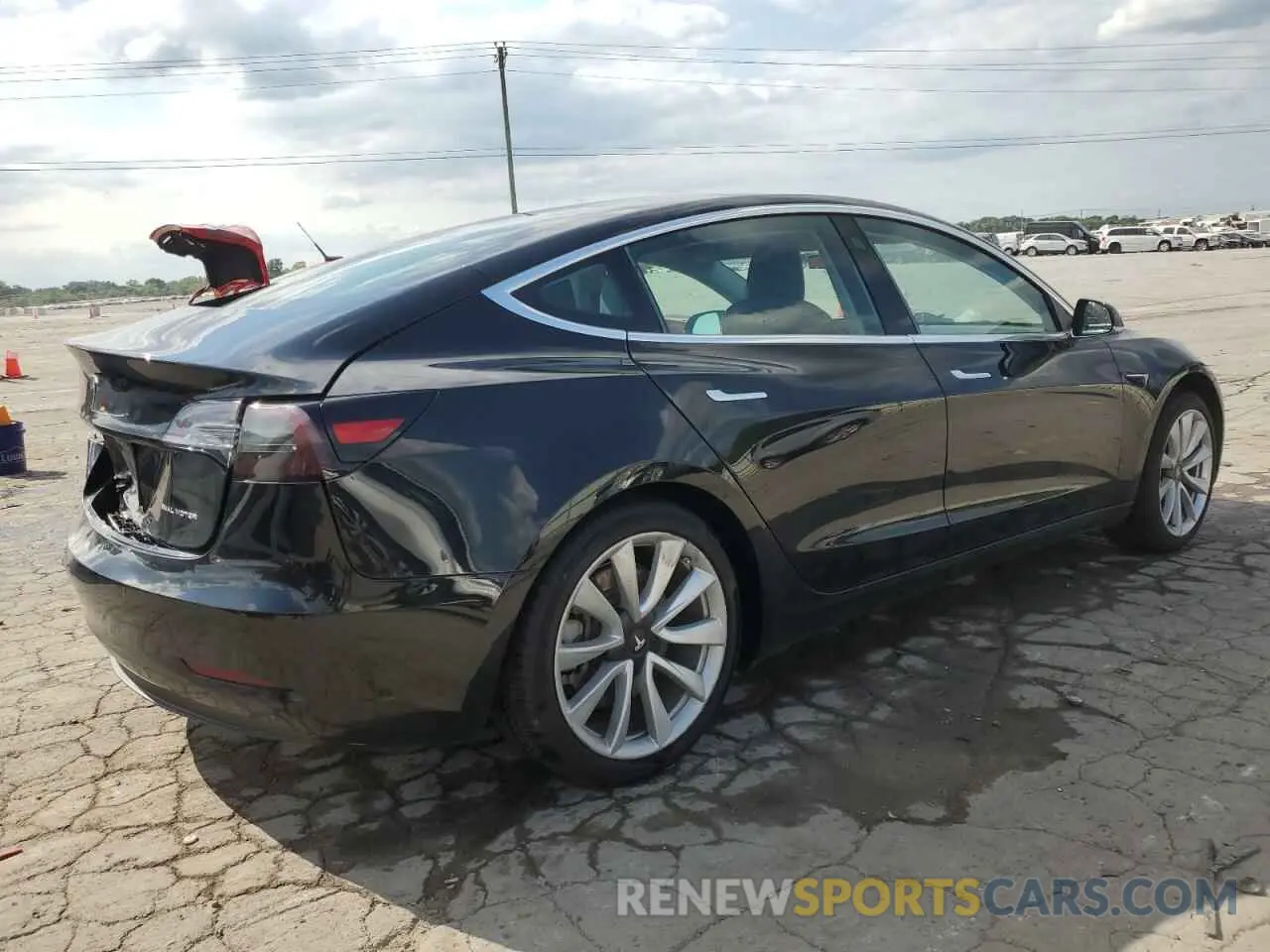 3 Photograph of a damaged car 5YJ3E1EB2KF365329 TESLA MODEL 3 2019