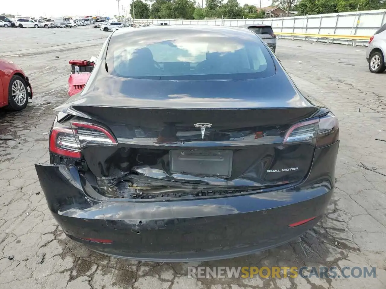 6 Photograph of a damaged car 5YJ3E1EB2KF365329 TESLA MODEL 3 2019
