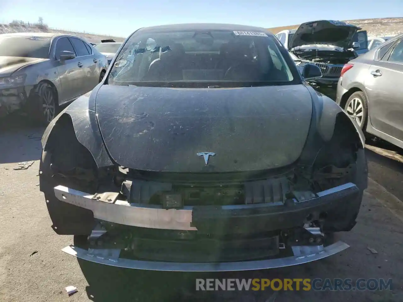 5 Photograph of a damaged car 5YJ3E1EB2KF385127 TESLA MODEL 3 2019