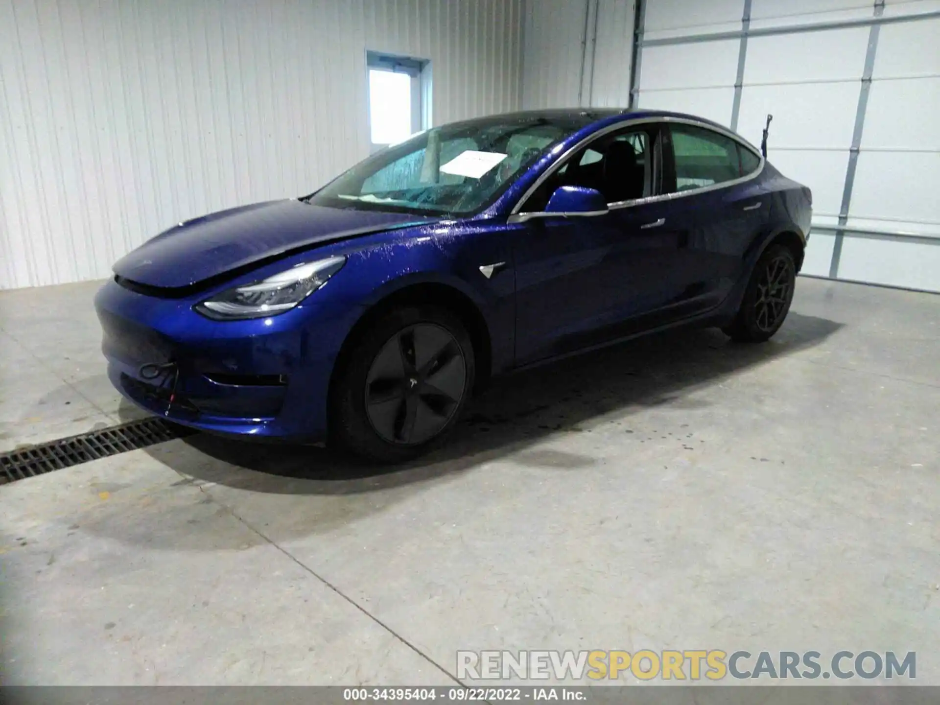 2 Photograph of a damaged car 5YJ3E1EB2KF387640 TESLA MODEL 3 2019