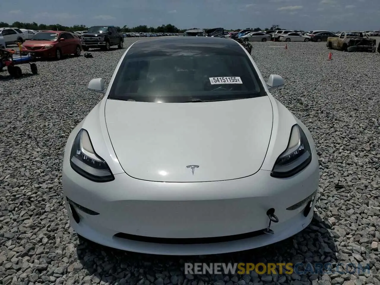 5 Photograph of a damaged car 5YJ3E1EB2KF391185 TESLA MODEL 3 2019