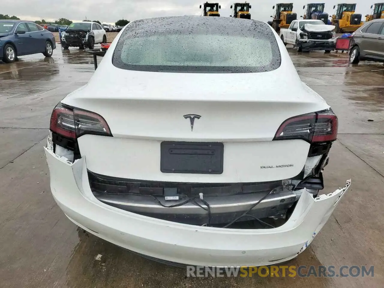 6 Photograph of a damaged car 5YJ3E1EB2KF392305 TESLA MODEL 3 2019