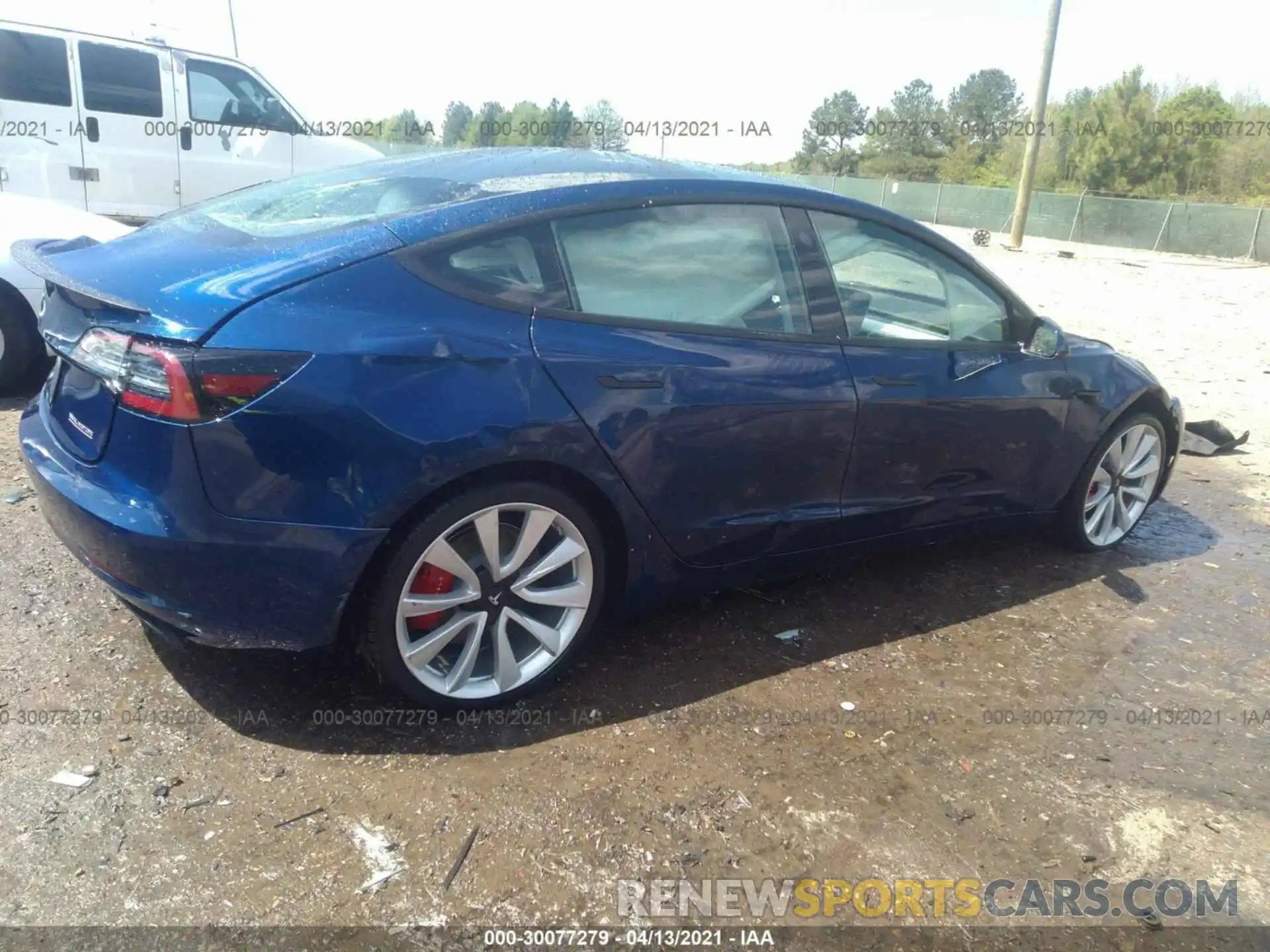 4 Photograph of a damaged car 5YJ3E1EB2KF413783 TESLA MODEL 3 2019