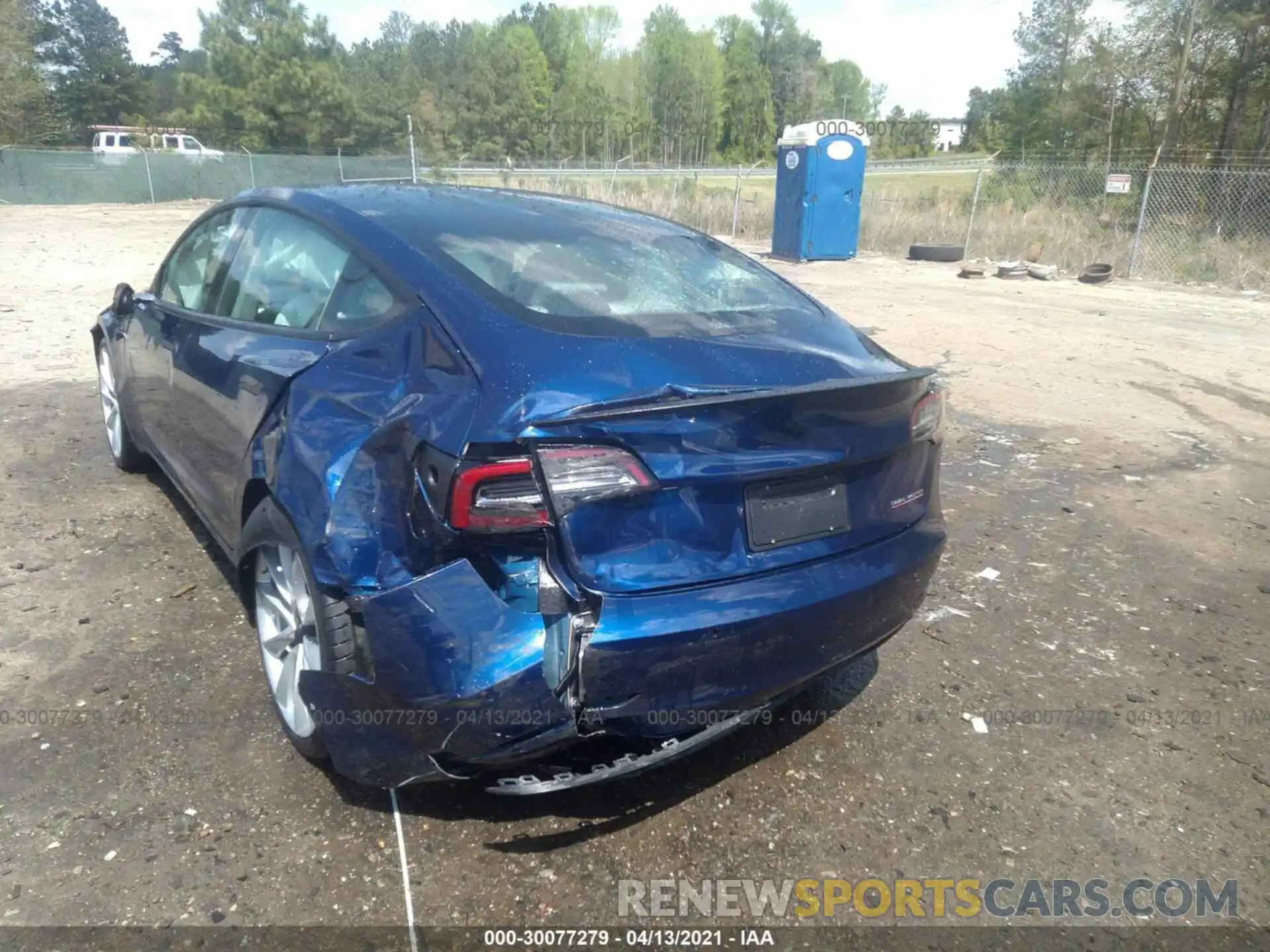 6 Photograph of a damaged car 5YJ3E1EB2KF413783 TESLA MODEL 3 2019