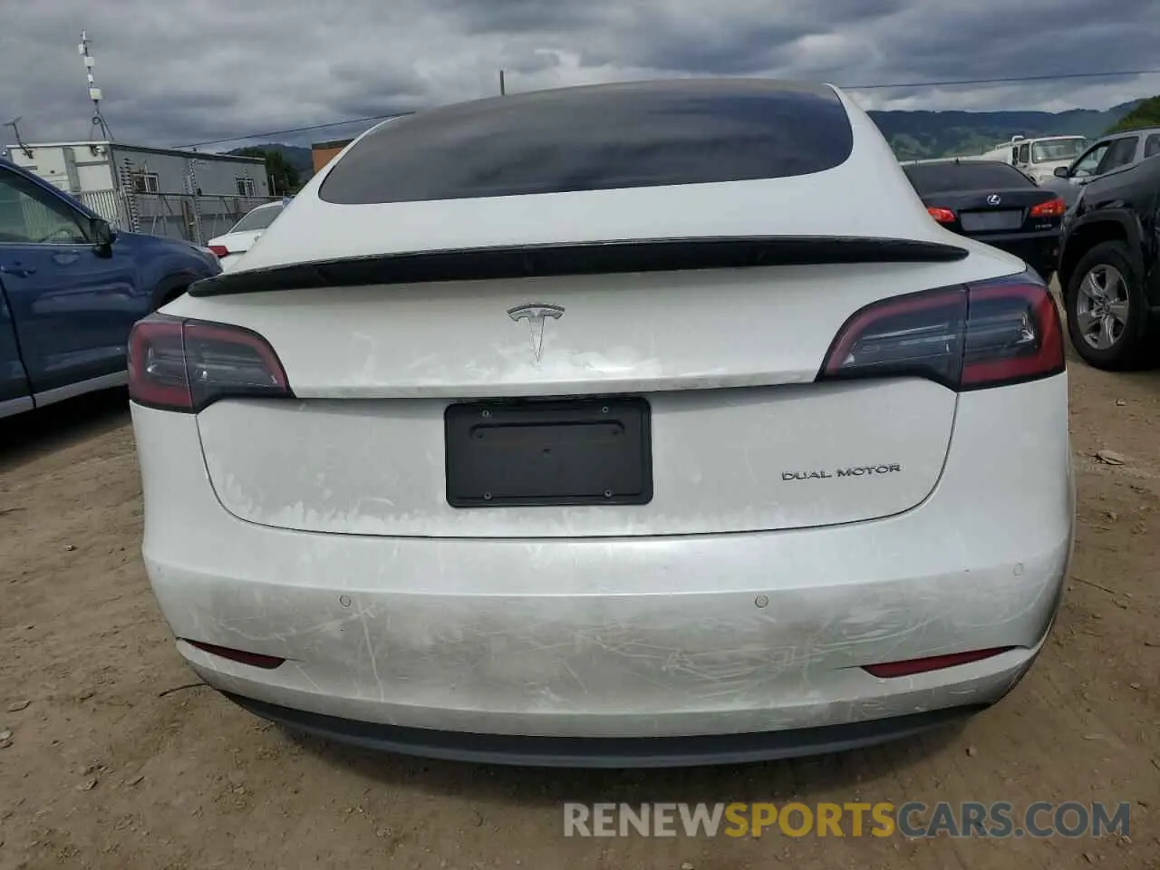 6 Photograph of a damaged car 5YJ3E1EB2KF418627 TESLA MODEL 3 2019