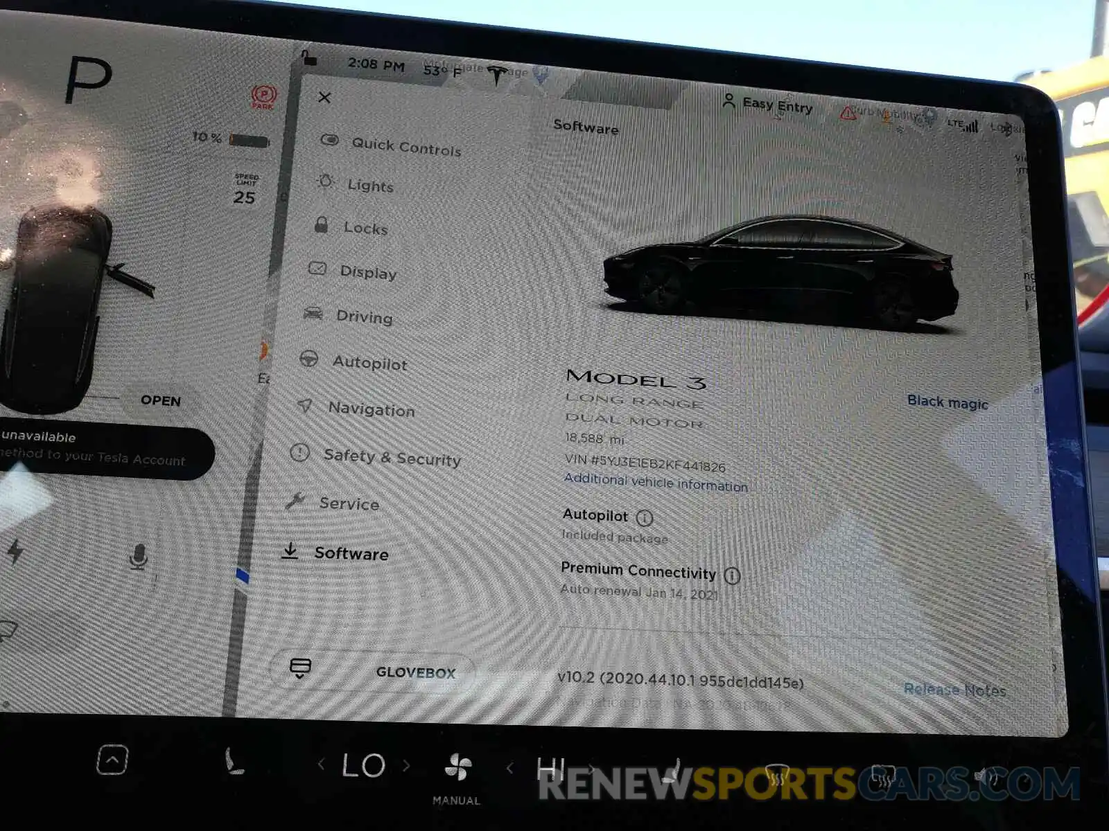 8 Photograph of a damaged car 5YJ3E1EB2KF441826 TESLA MODEL 3 2019