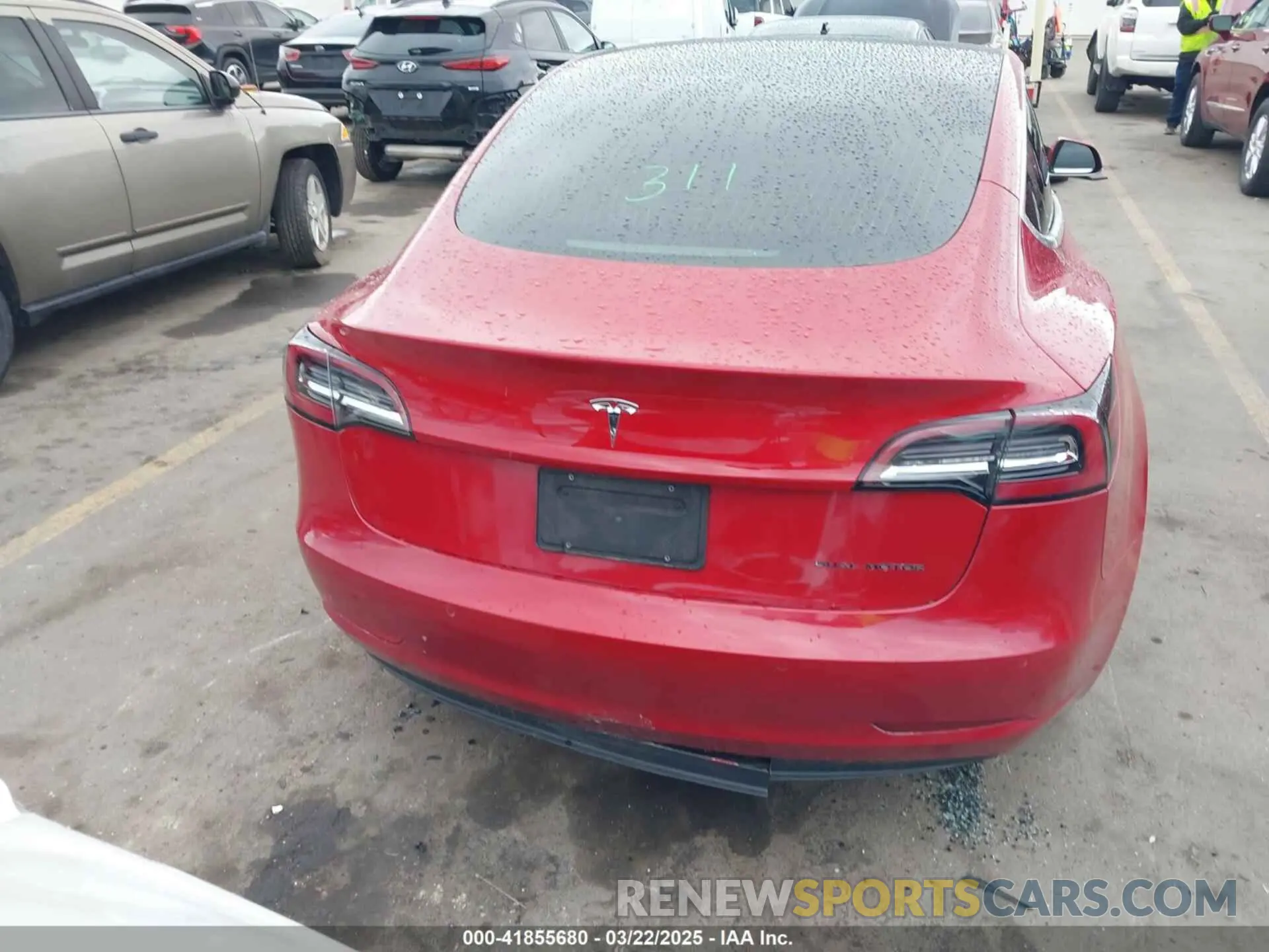 16 Photograph of a damaged car 5YJ3E1EB2KF452406 TESLA MODEL 3 2019