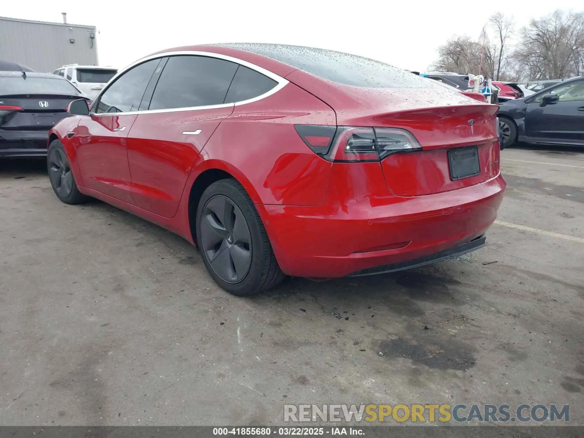 3 Photograph of a damaged car 5YJ3E1EB2KF452406 TESLA MODEL 3 2019