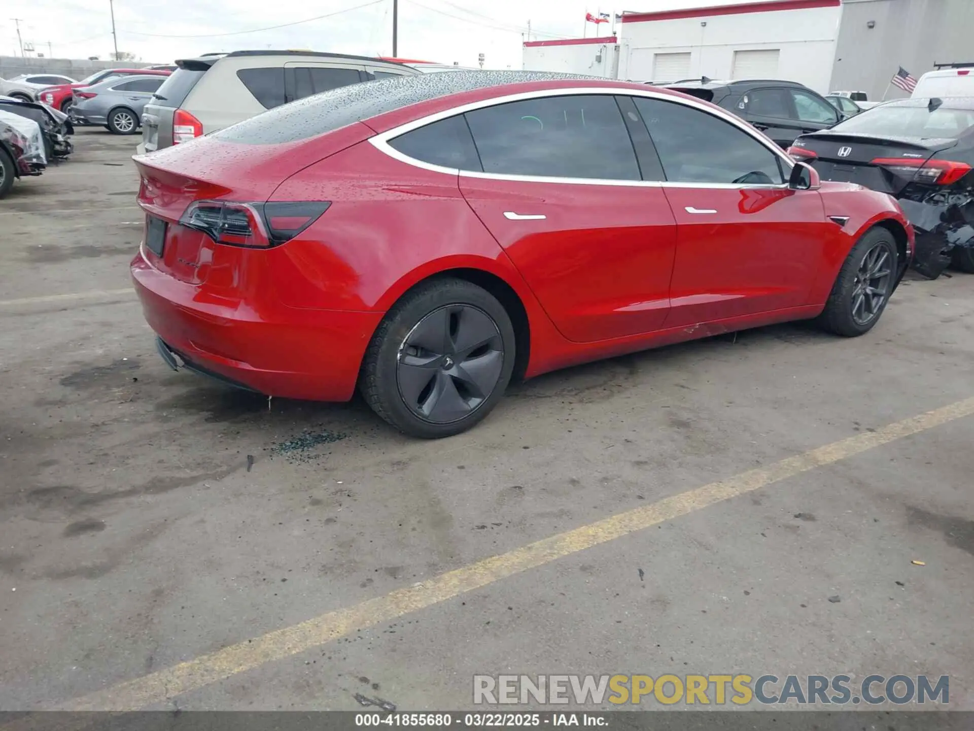 4 Photograph of a damaged car 5YJ3E1EB2KF452406 TESLA MODEL 3 2019