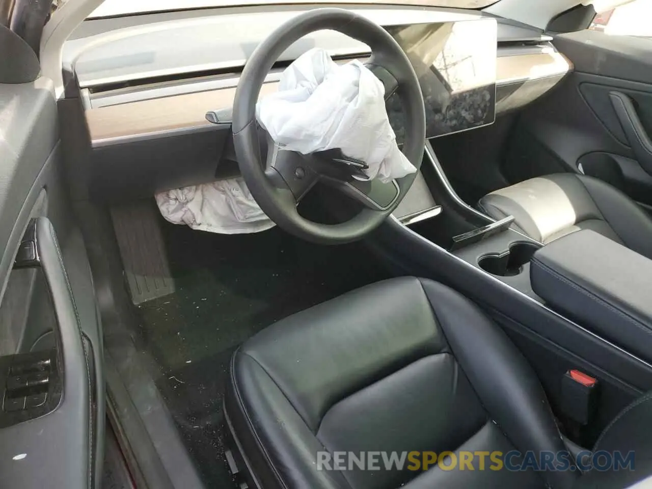 8 Photograph of a damaged car 5YJ3E1EB2KF453734 TESLA MODEL 3 2019