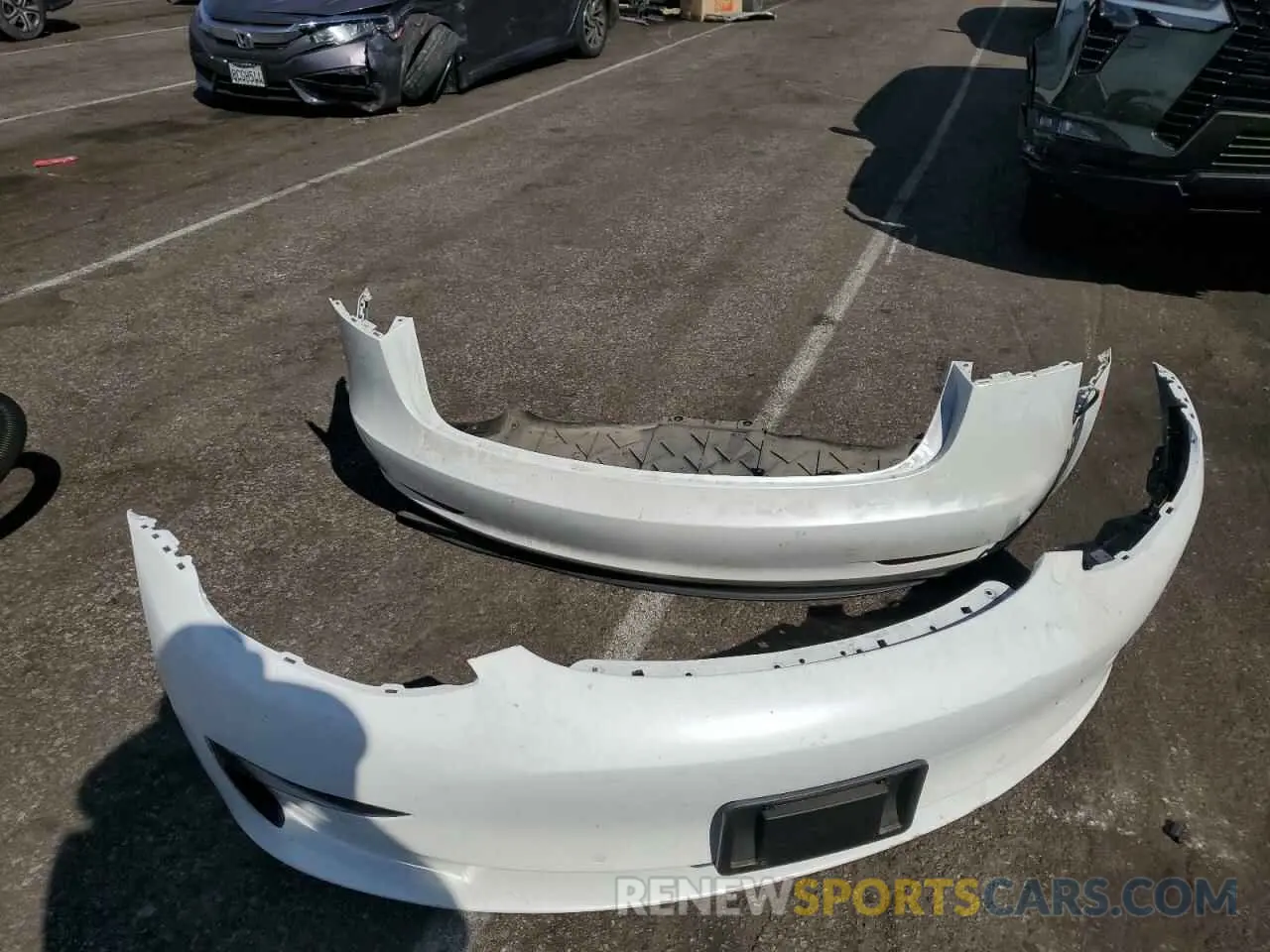 12 Photograph of a damaged car 5YJ3E1EB2KF454706 TESLA MODEL 3 2019