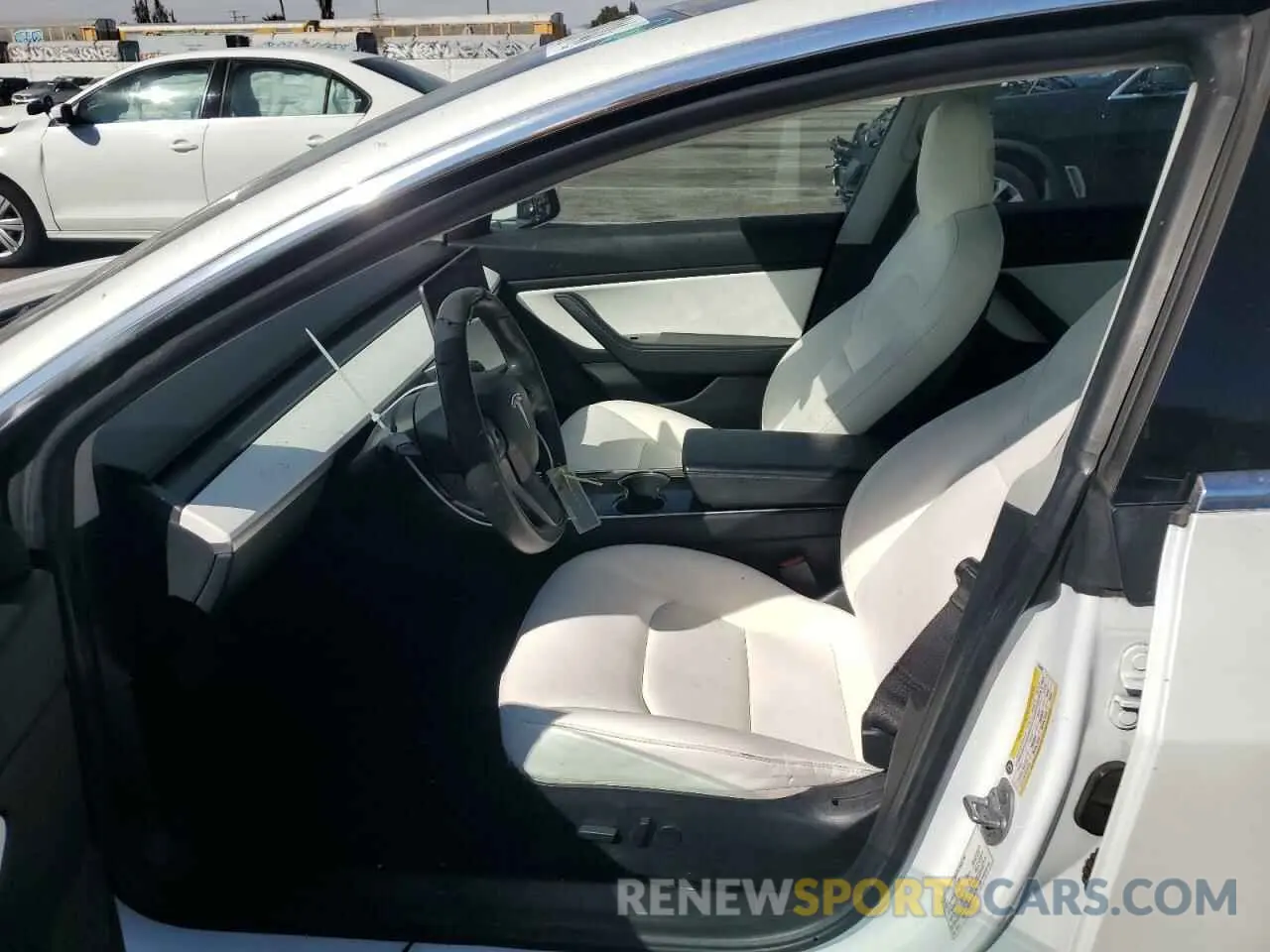 7 Photograph of a damaged car 5YJ3E1EB2KF454706 TESLA MODEL 3 2019