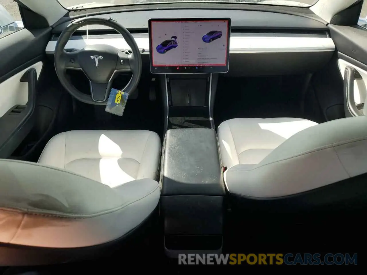 8 Photograph of a damaged car 5YJ3E1EB2KF454706 TESLA MODEL 3 2019