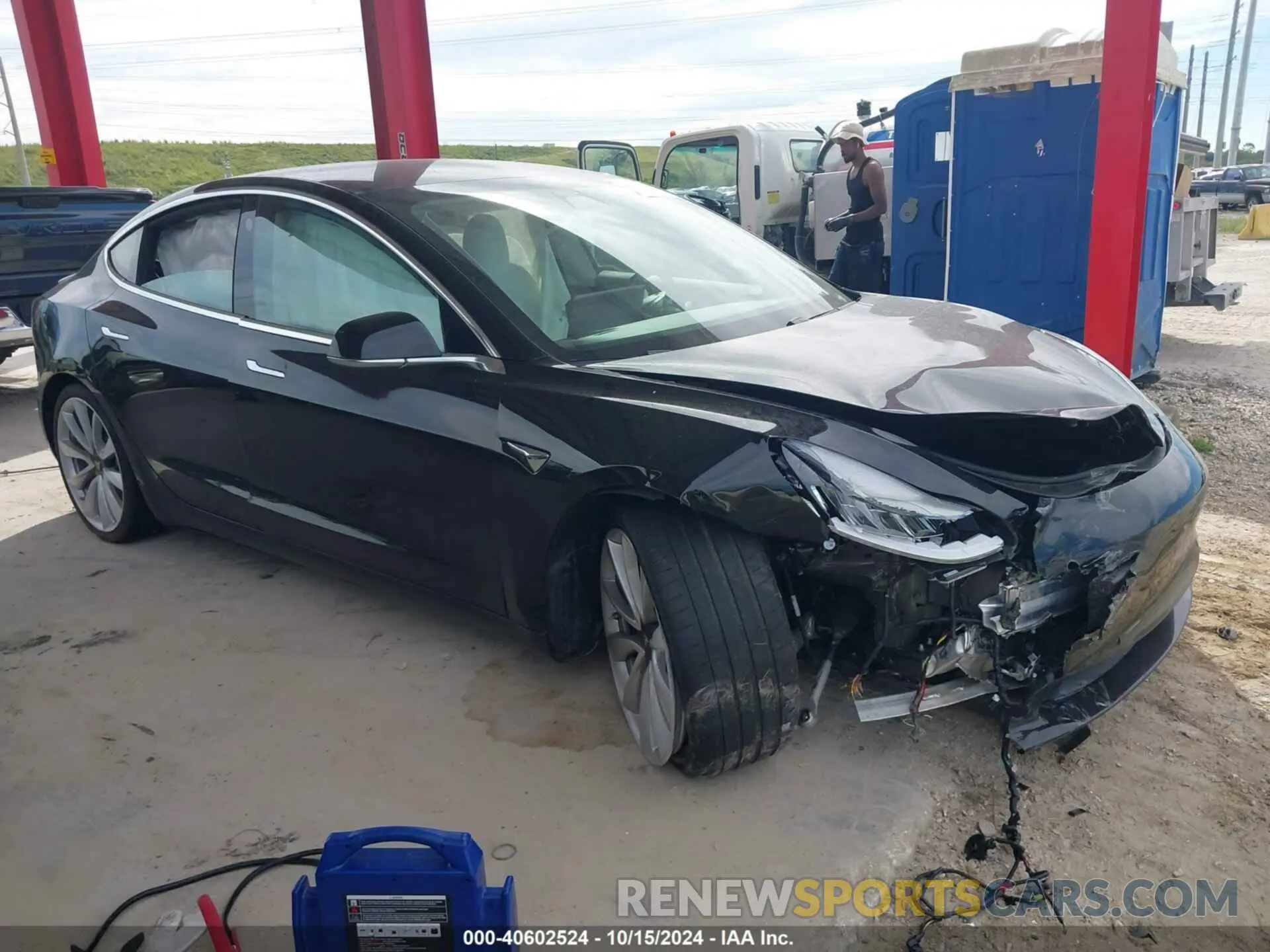 14 Photograph of a damaged car 5YJ3E1EB2KF455015 TESLA MODEL 3 2019