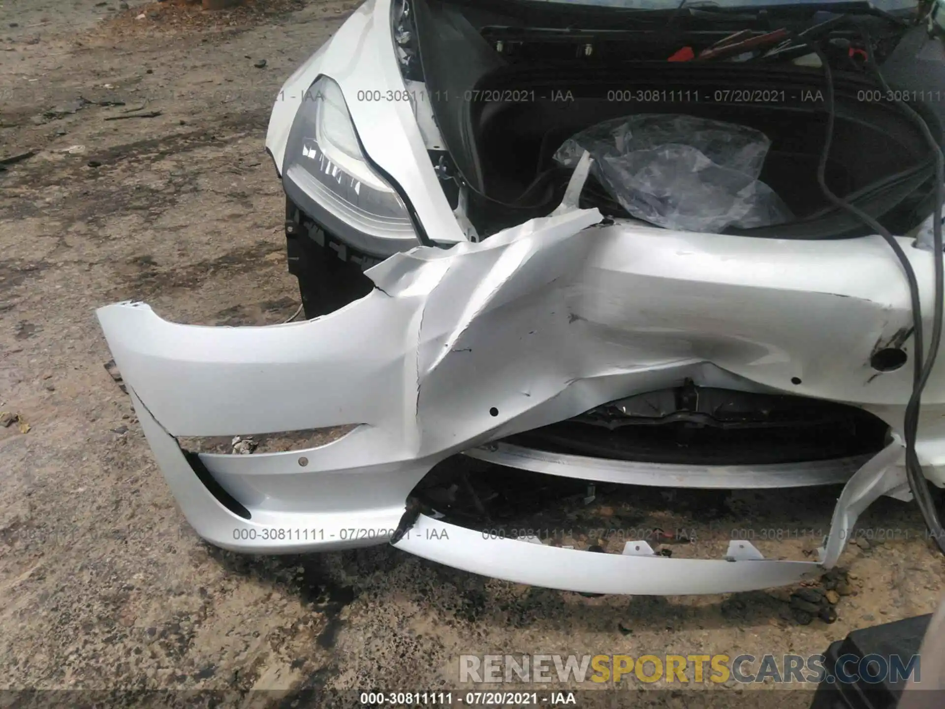 6 Photograph of a damaged car 5YJ3E1EB2KF469805 TESLA MODEL 3 2019