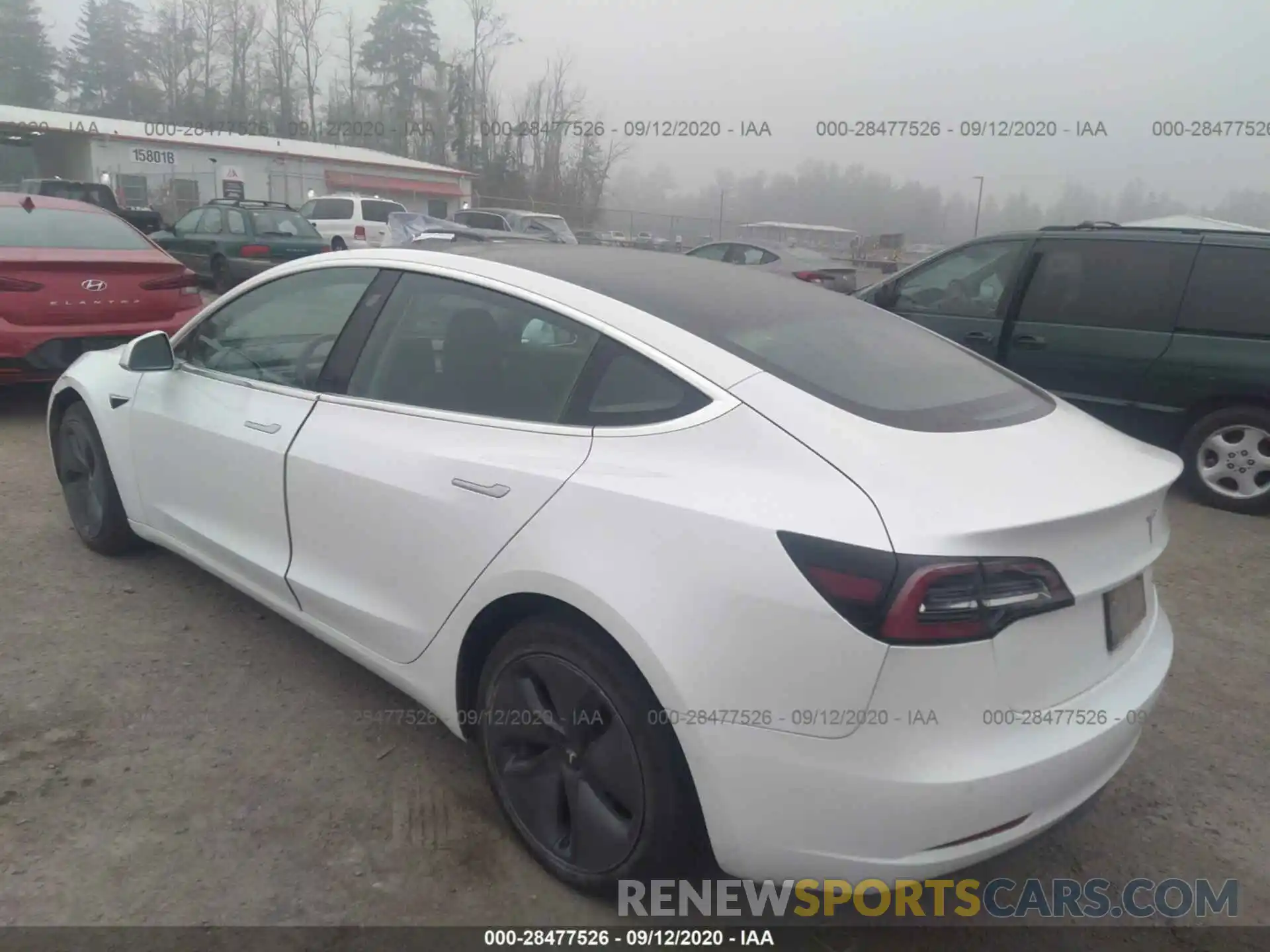 3 Photograph of a damaged car 5YJ3E1EB2KF510630 TESLA MODEL 3 2019