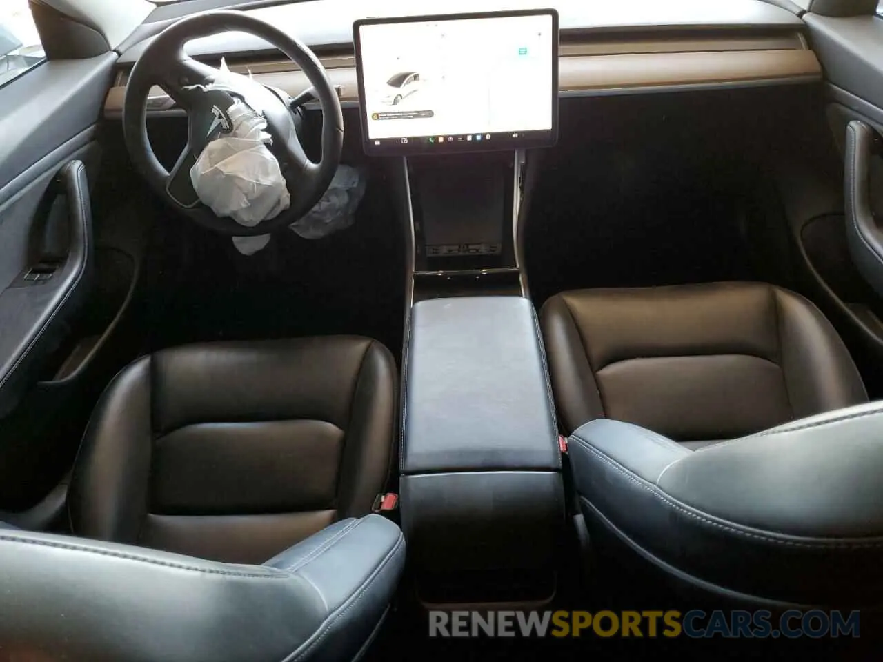 8 Photograph of a damaged car 5YJ3E1EB2KF512667 TESLA MODEL 3 2019
