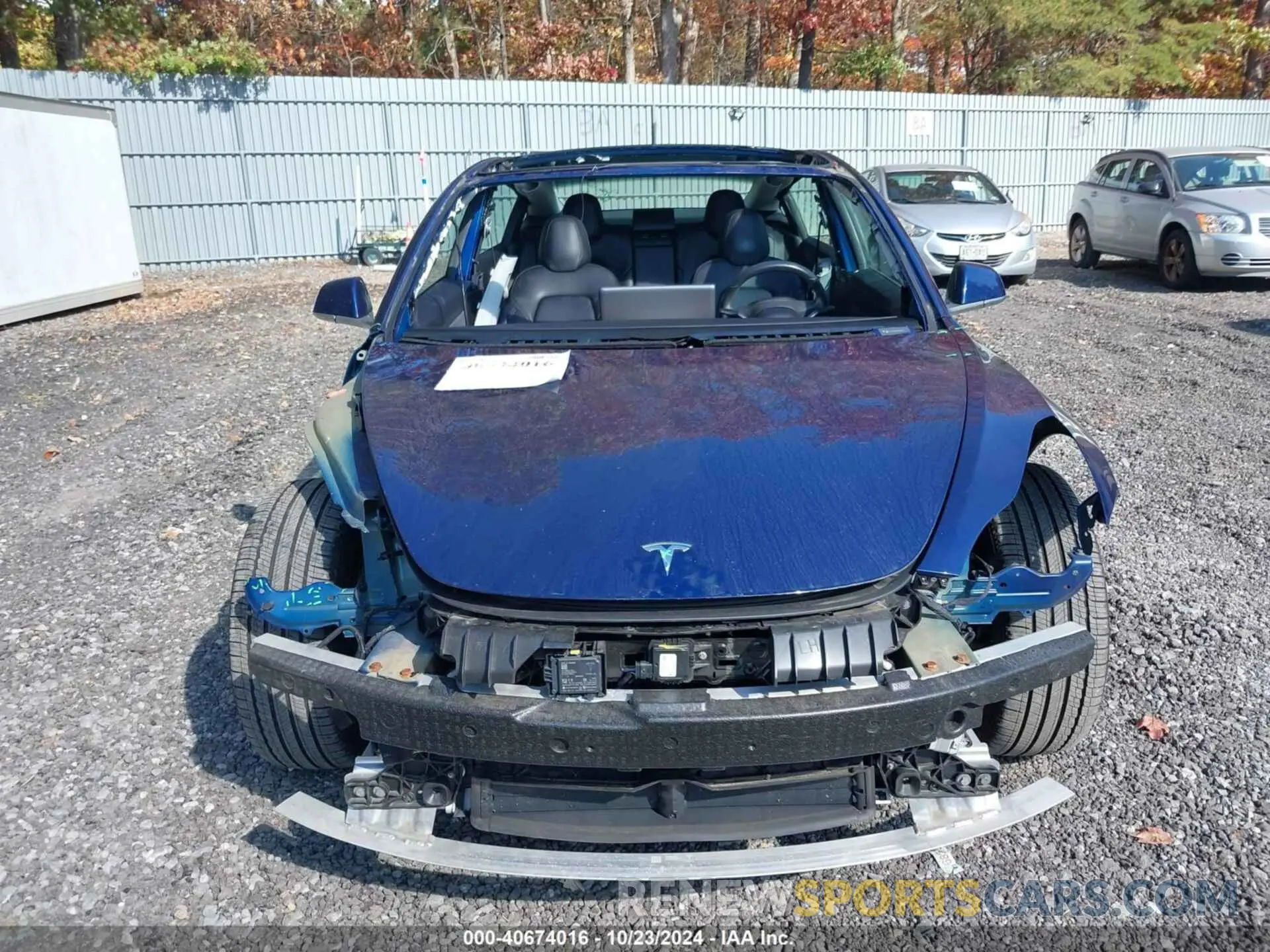 12 Photograph of a damaged car 5YJ3E1EB3KF193747 TESLA MODEL 3 2019