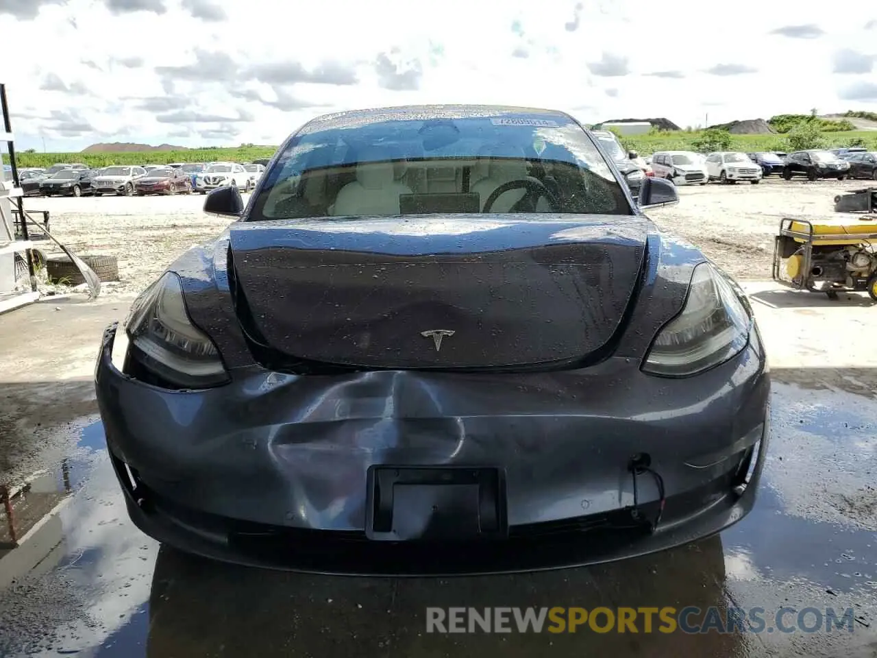 5 Photograph of a damaged car 5YJ3E1EB3KF195045 TESLA MODEL 3 2019