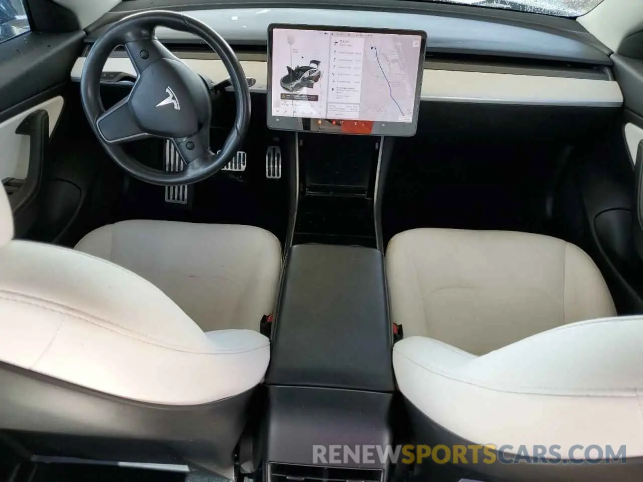 8 Photograph of a damaged car 5YJ3E1EB3KF195045 TESLA MODEL 3 2019