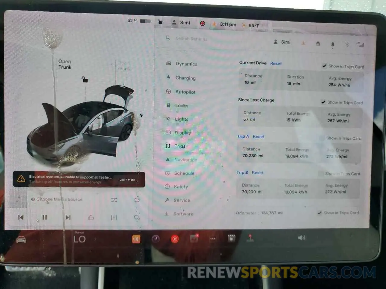 9 Photograph of a damaged car 5YJ3E1EB3KF195045 TESLA MODEL 3 2019