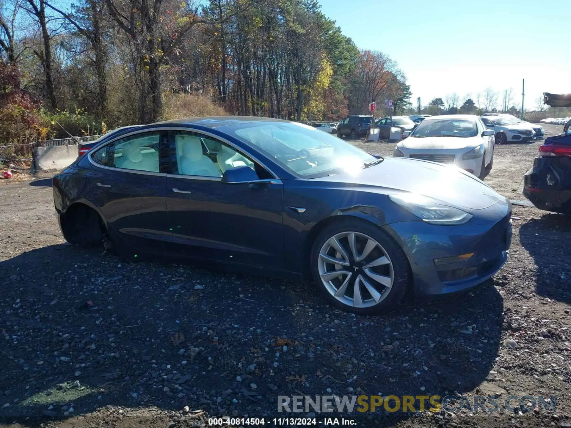 13 Photograph of a damaged car 5YJ3E1EB3KF195725 TESLA MODEL 3 2019