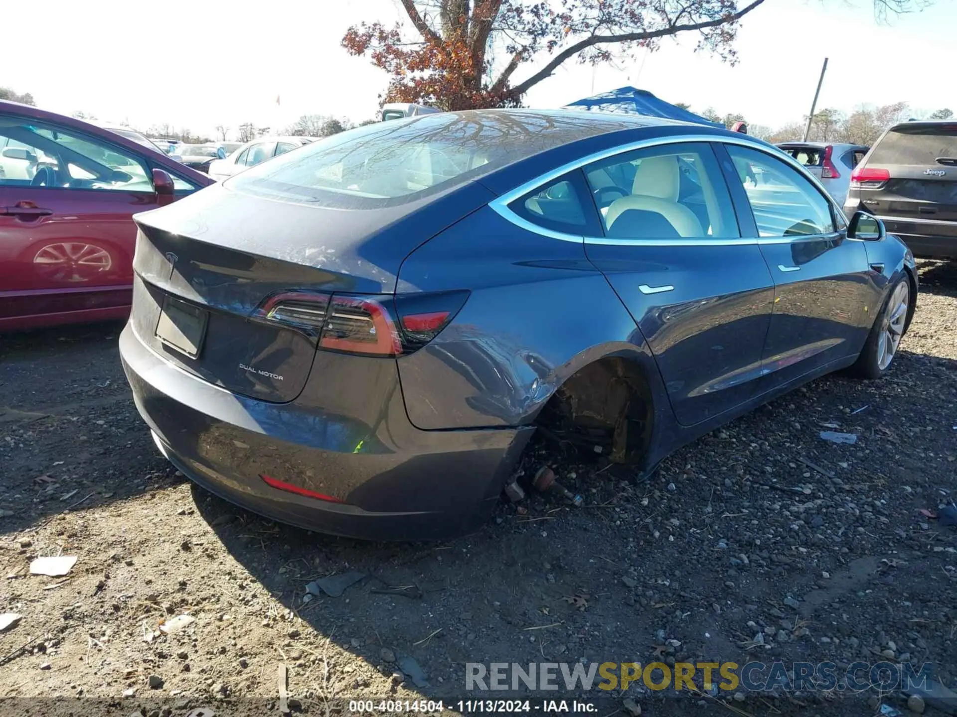 6 Photograph of a damaged car 5YJ3E1EB3KF195725 TESLA MODEL 3 2019