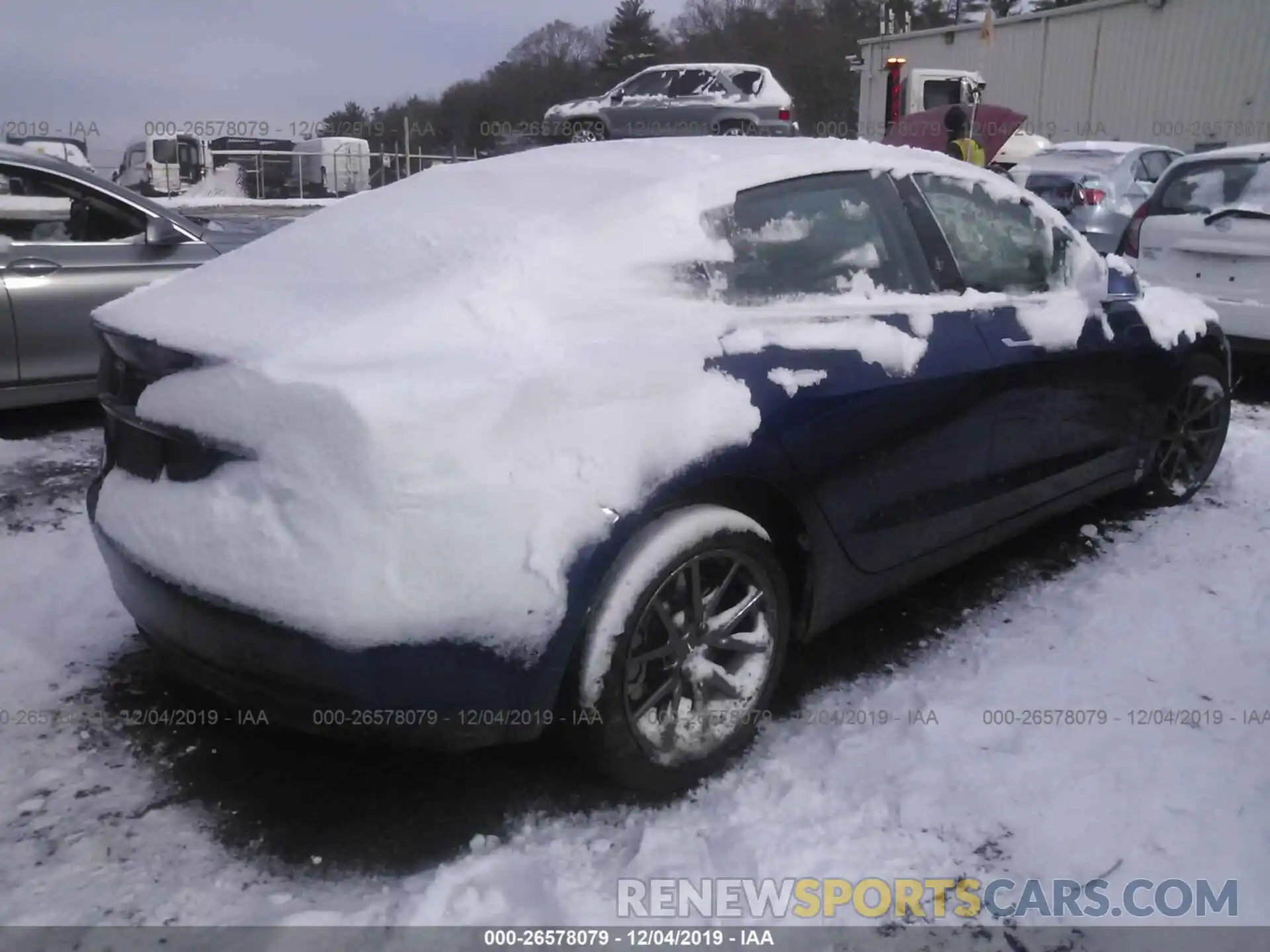 4 Photograph of a damaged car 5YJ3E1EB3KF199516 TESLA MODEL 3 2019