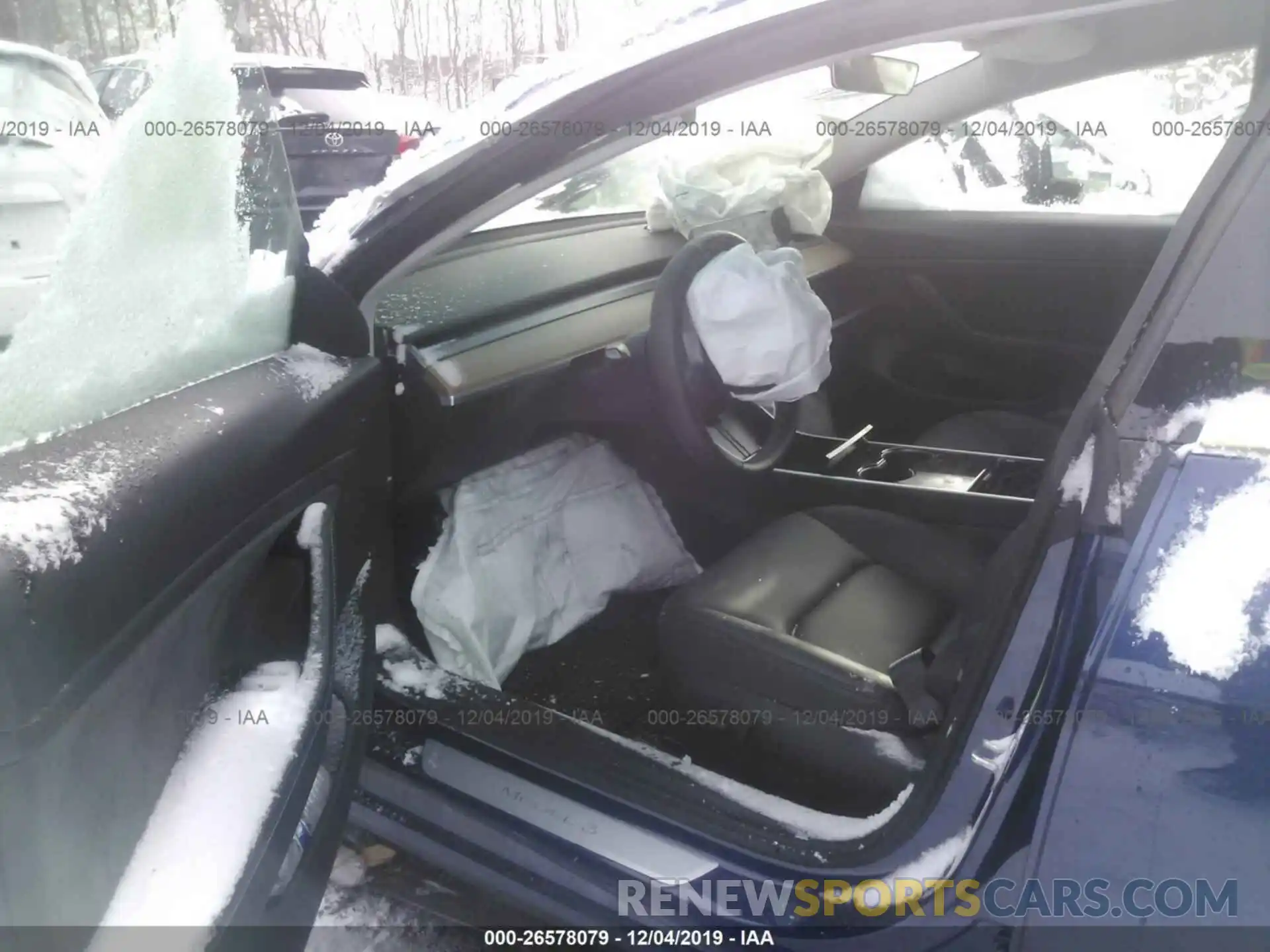 5 Photograph of a damaged car 5YJ3E1EB3KF199516 TESLA MODEL 3 2019