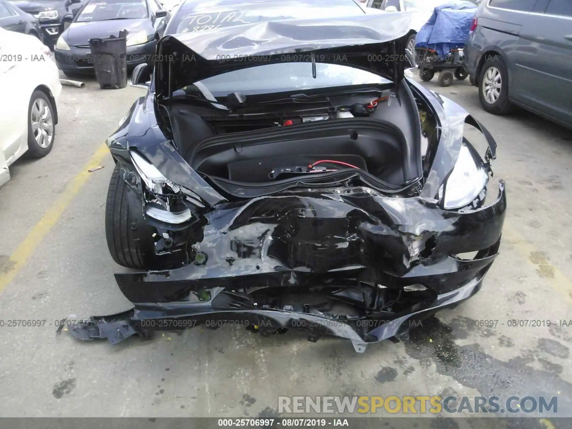 6 Photograph of a damaged car 5YJ3E1EB3KF208943 TESLA MODEL 3 2019