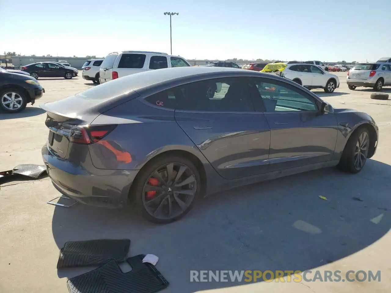 3 Photograph of a damaged car 5YJ3E1EB3KF231137 TESLA MODEL 3 2019