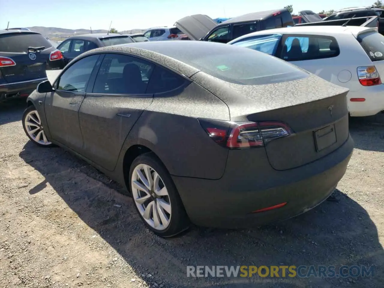 3 Photograph of a damaged car 5YJ3E1EB3KF364934 TESLA MODEL 3 2019